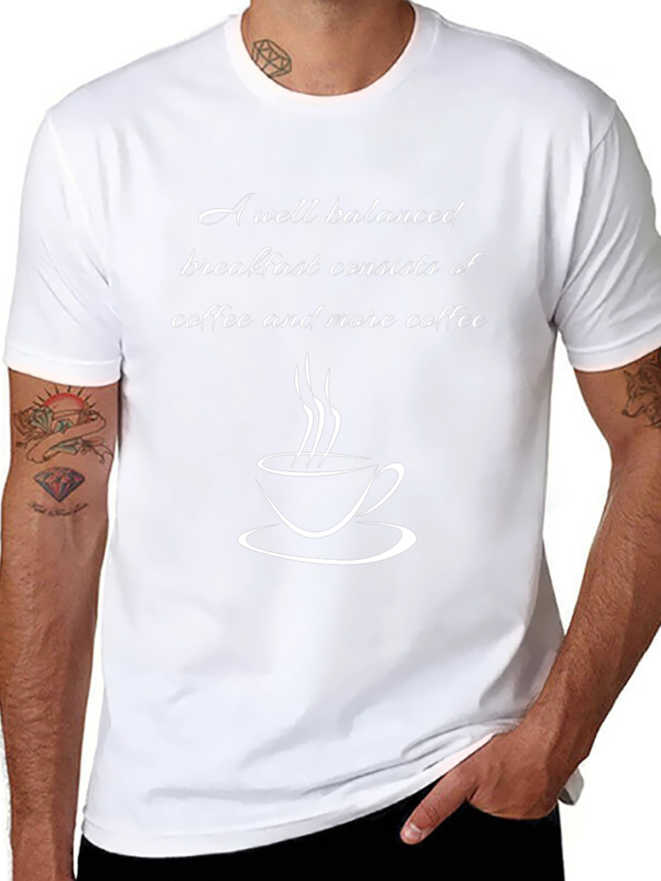 Coffee Lovers T-Shirt - Balanced Breakfast Tee