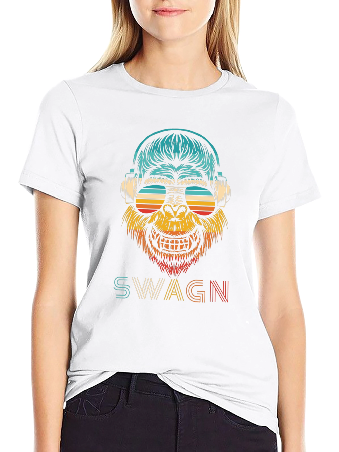 Swag Gorilla Retro T-Shirt