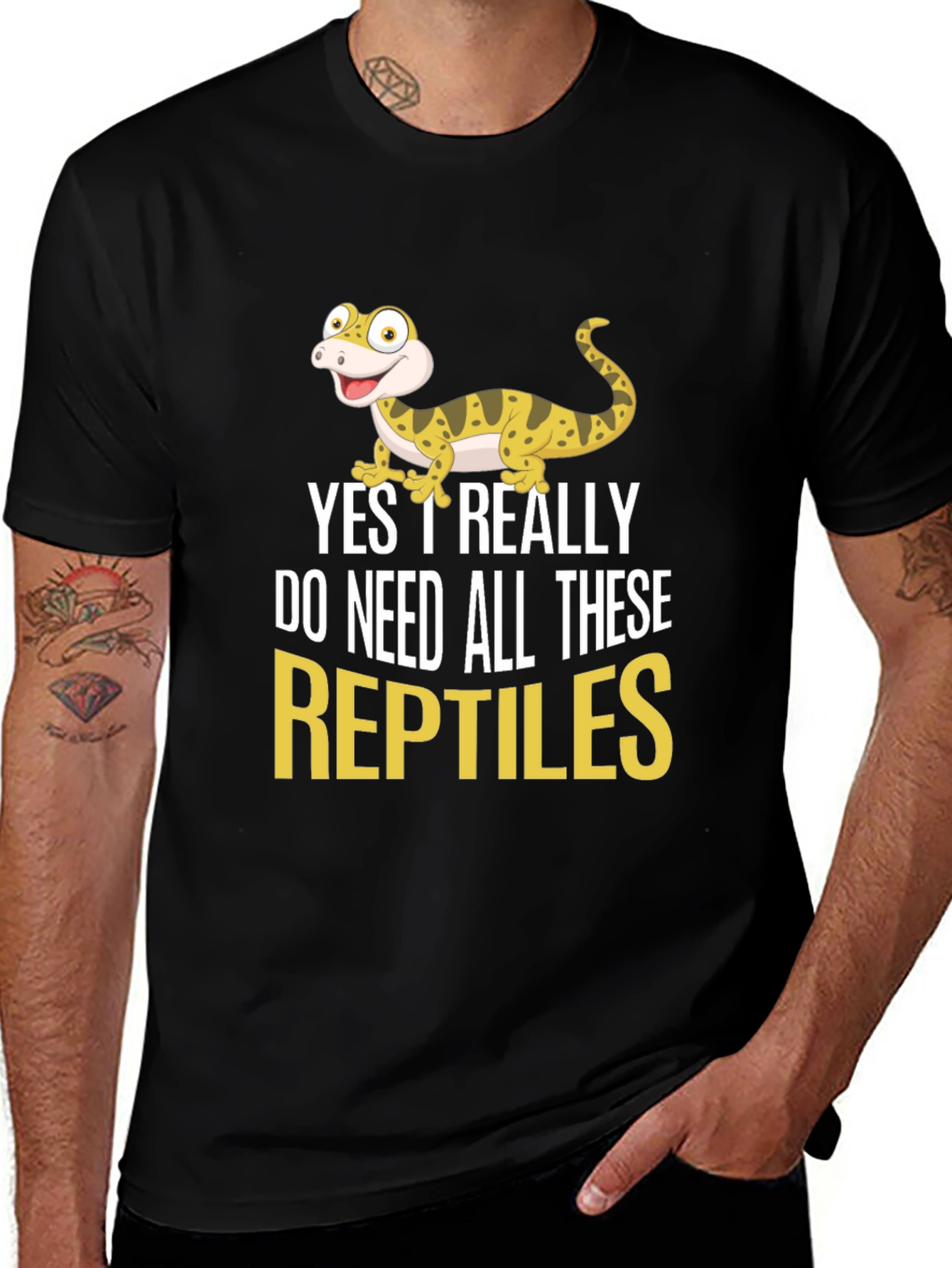 Reptile Lover T-Shirt - Gecko Graphic Tee