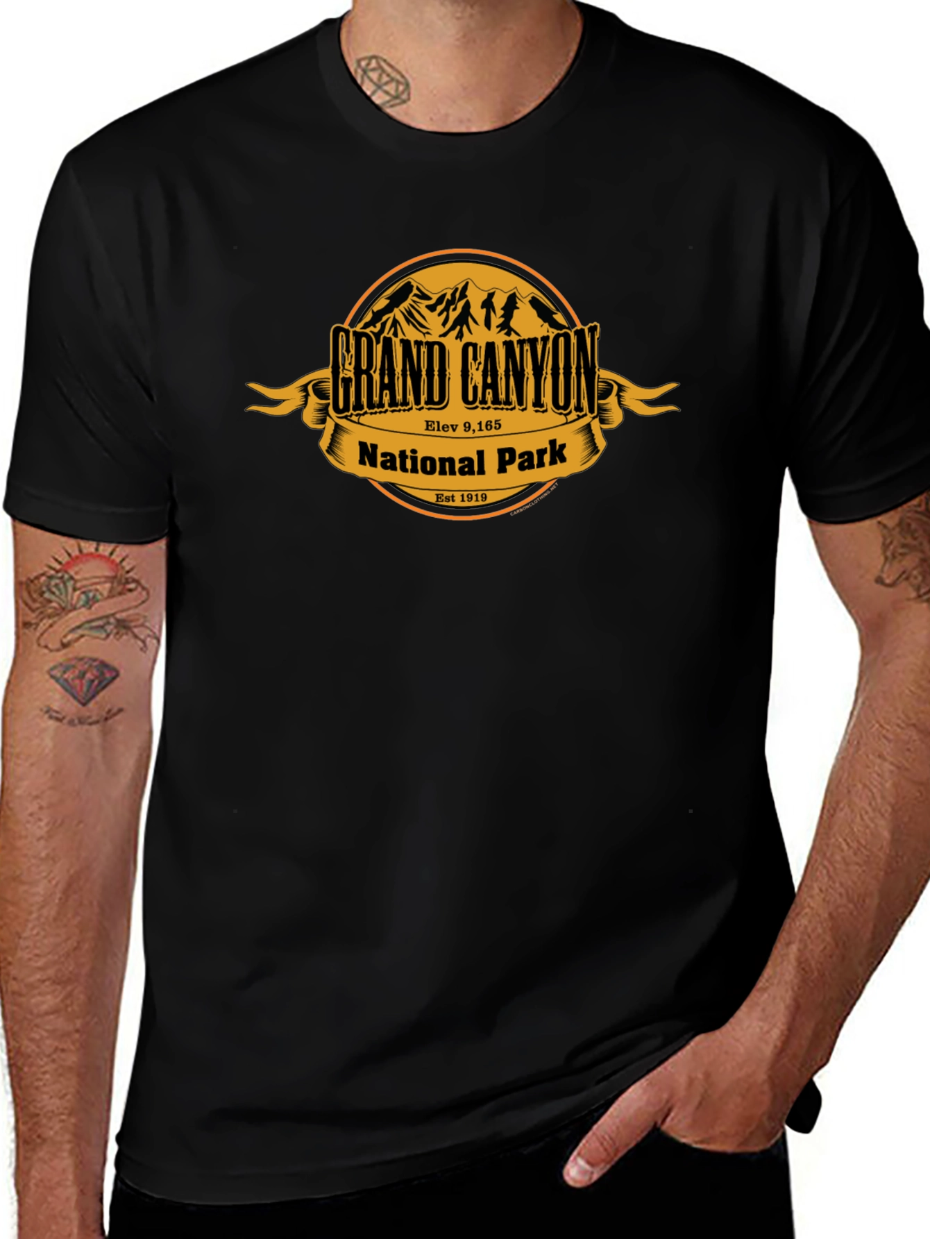 Grand Canyon National Park Black T-Shirt
