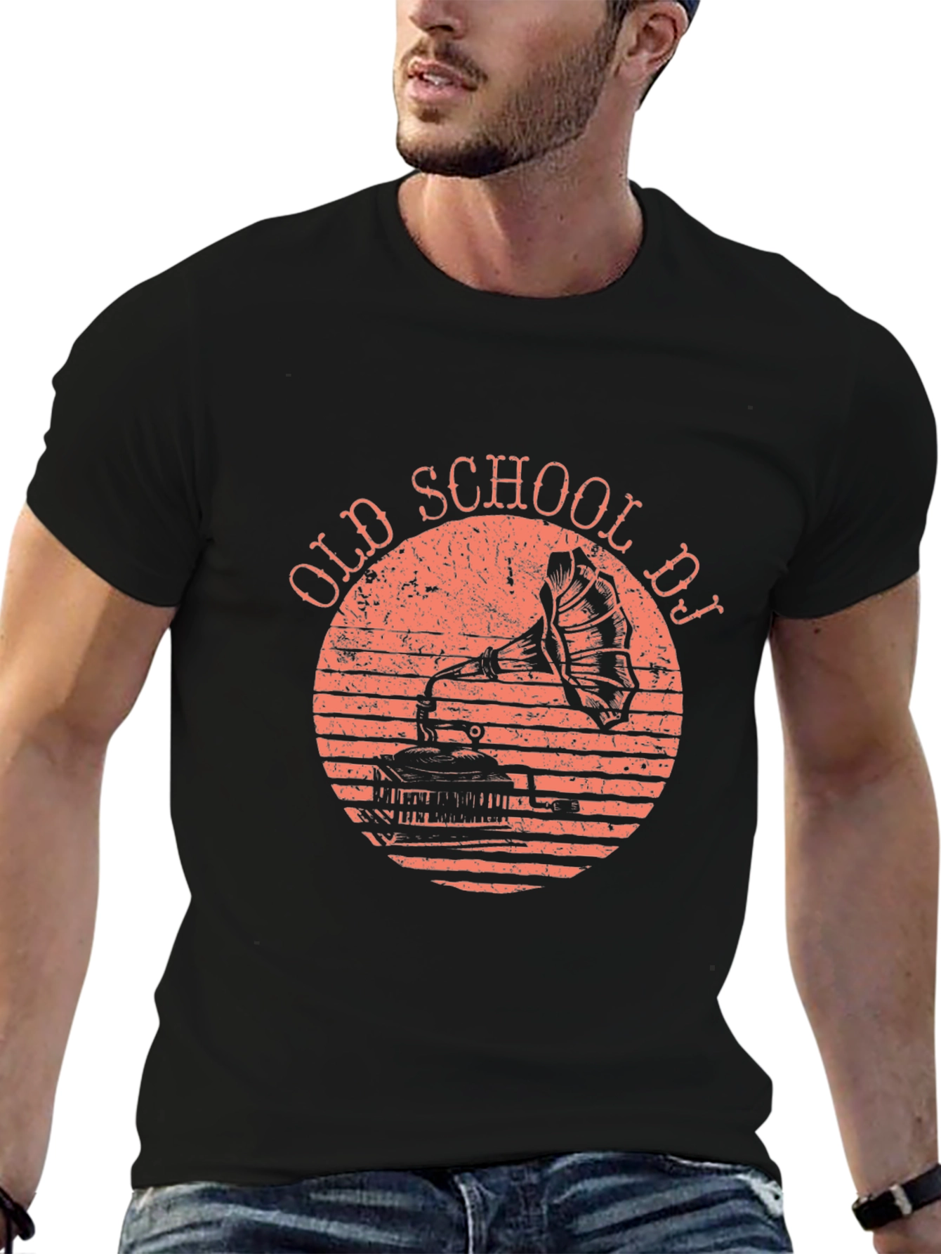 Retro Old School DJ T-Shirt