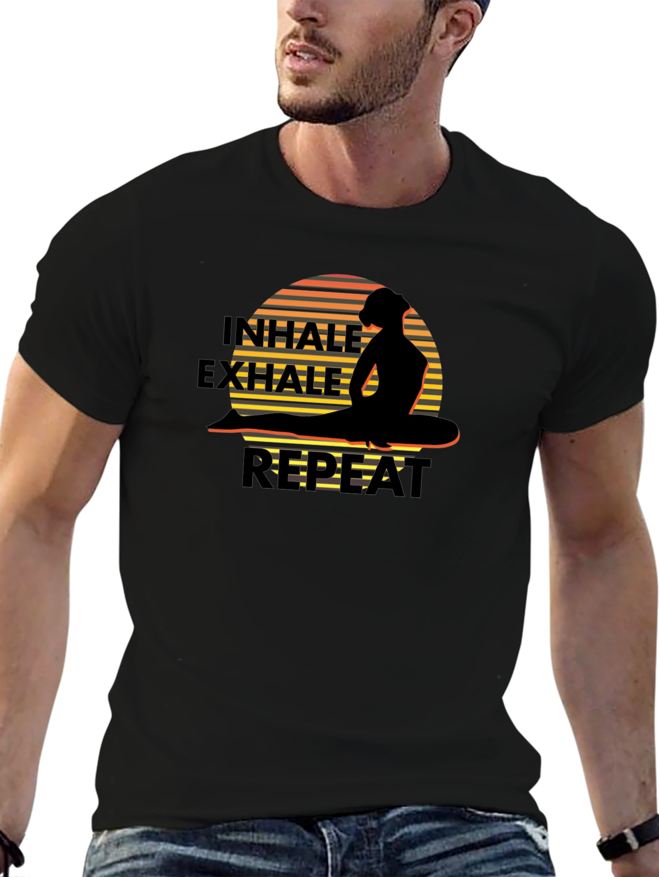 Inhale Exhale Repeat Yoga T-Shirt