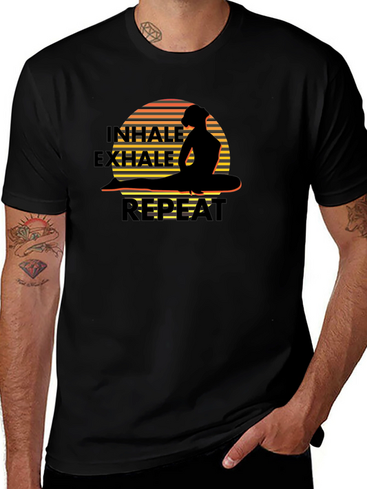 Inhale Exhale Repeat Yoga T-Shirt