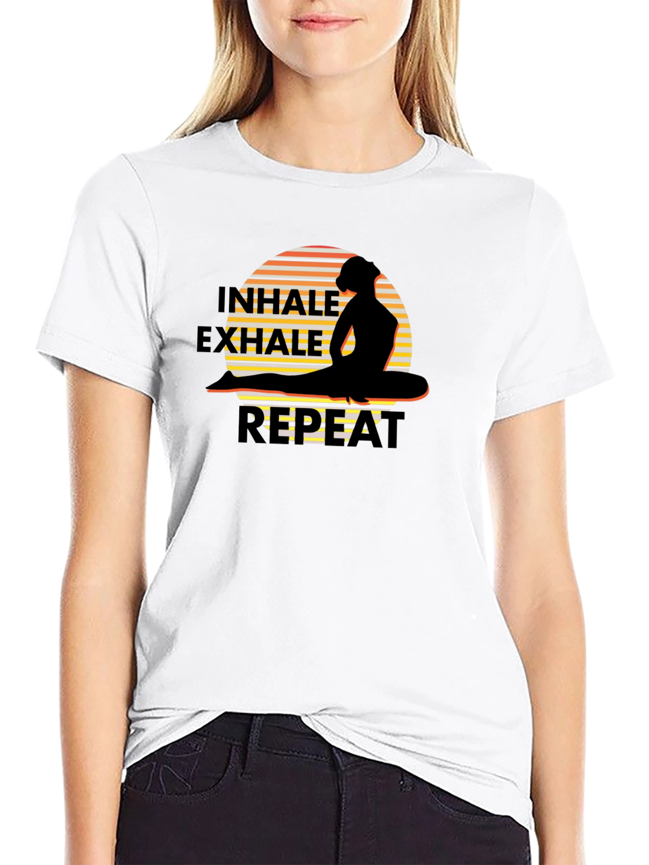 Inhale Exhale Repeat Yoga T-Shirt