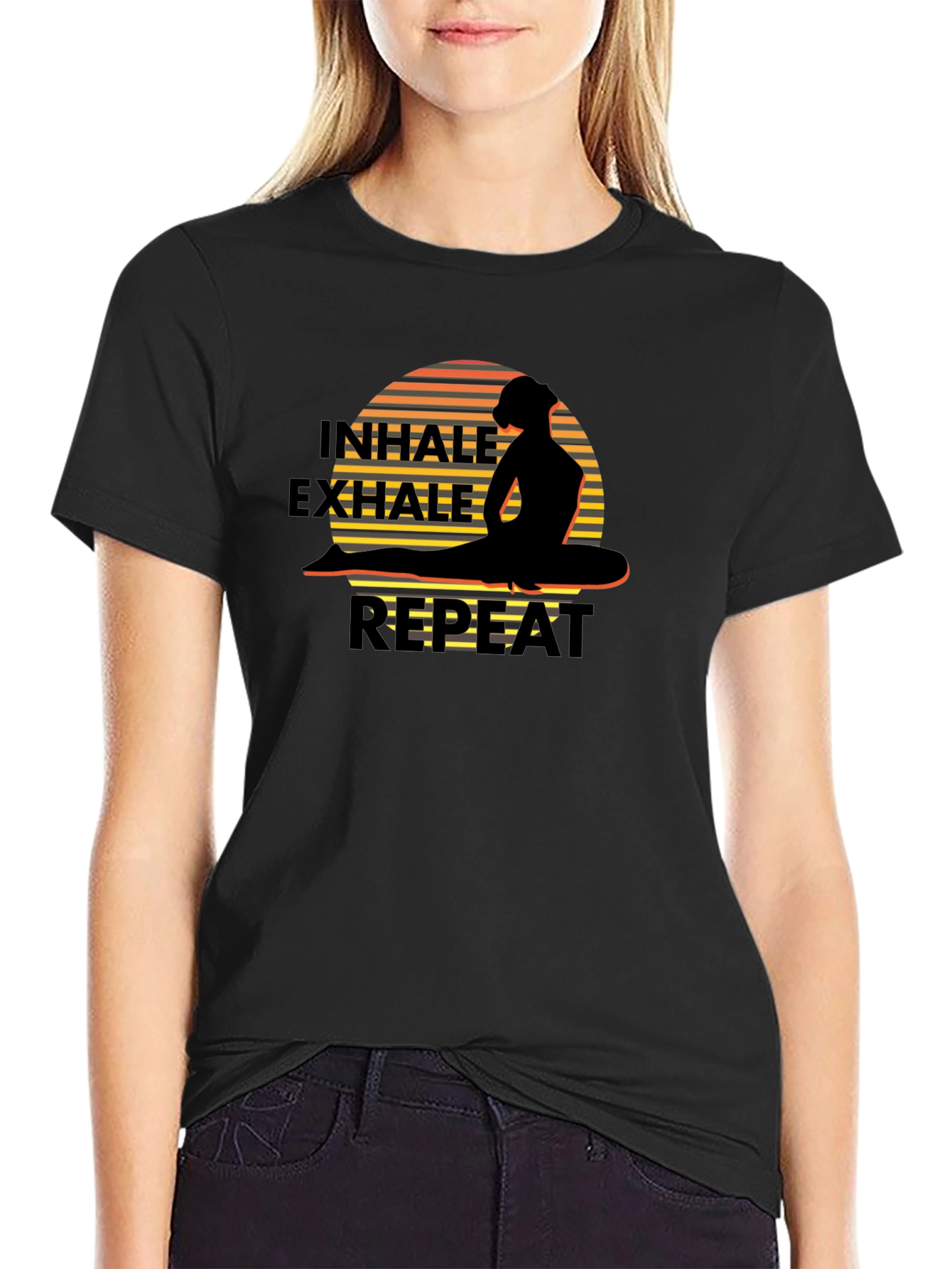 Inhale Exhale Repeat Yoga T-Shirt