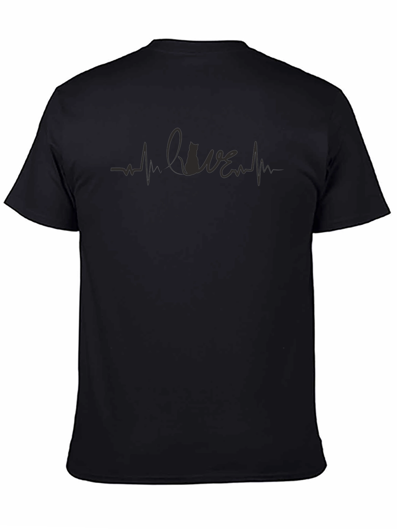 Cat Lover Heartbeat T-Shirt - Unisex Design