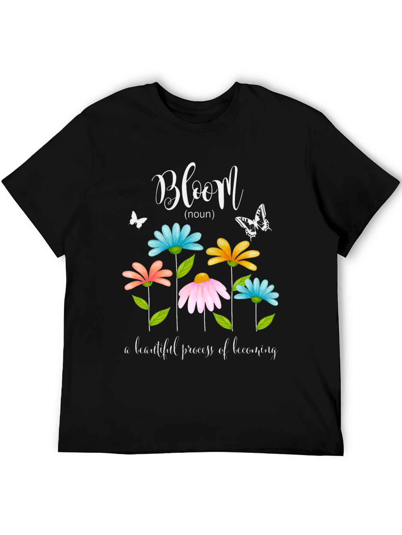 Bloom Floral Graphic T-Shirt - Inspiring Design