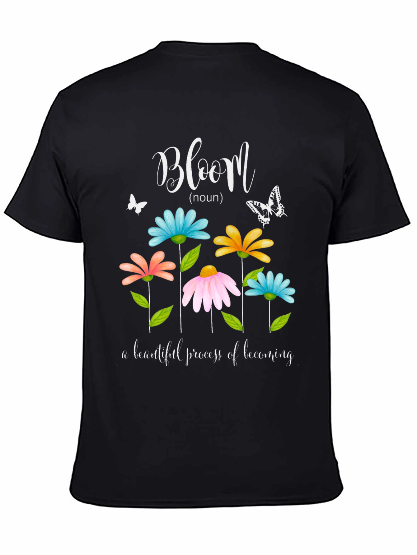 Bloom Floral Graphic T-Shirt - Inspiring Design
