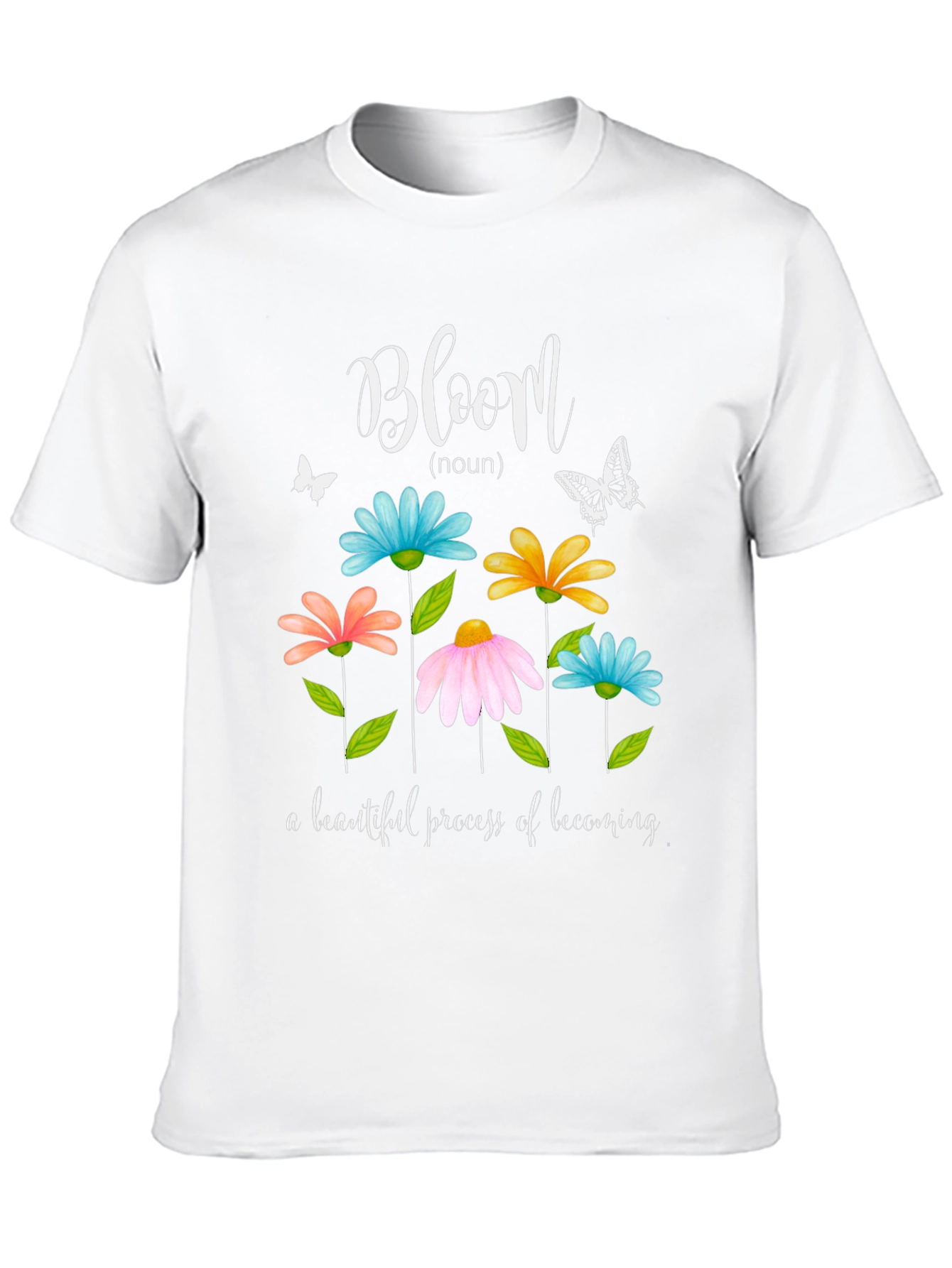 Bloom Floral Graphic T-Shirt - Inspiring Design