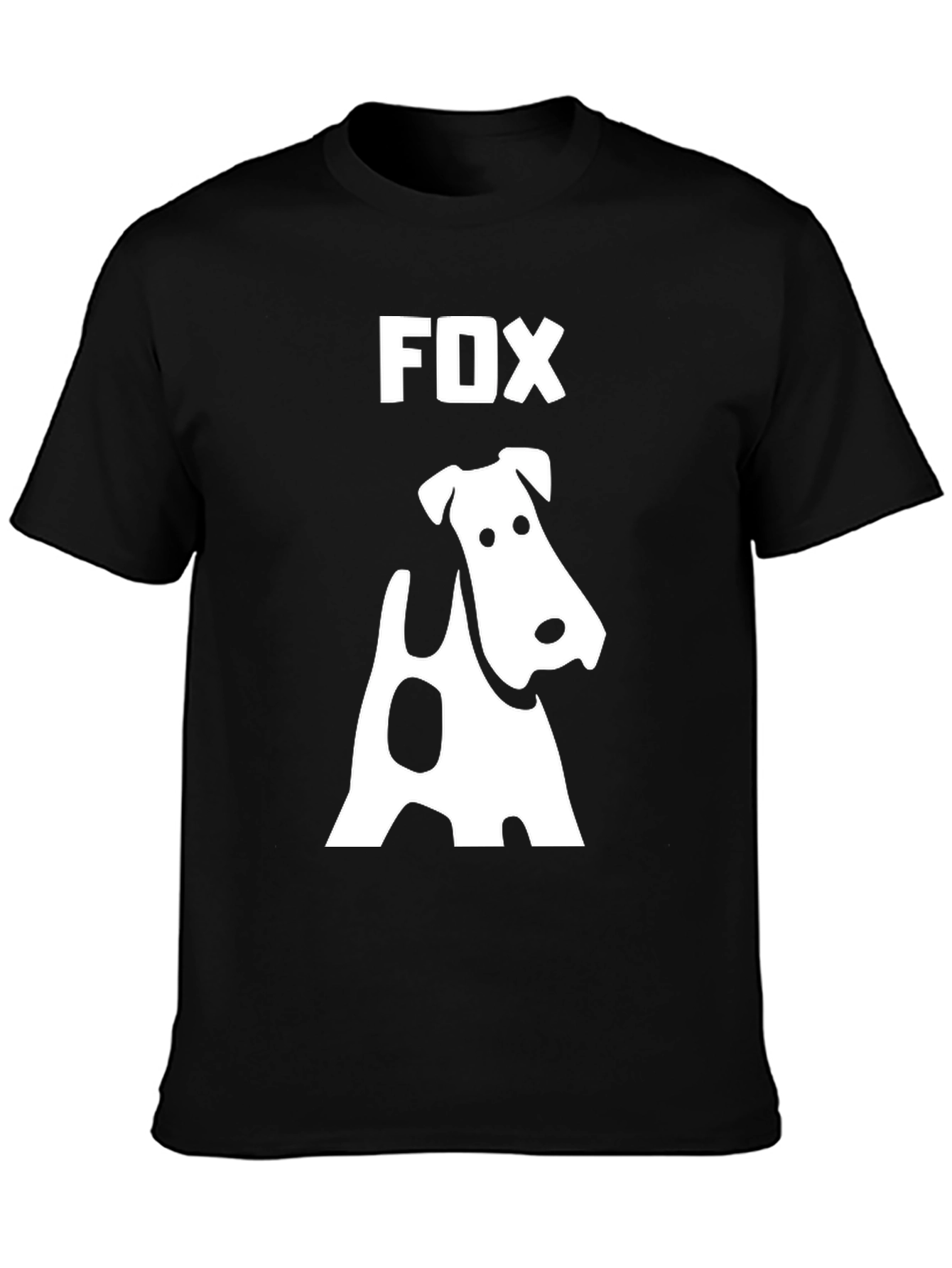 Fox Terrier Graphic T-Shirt - Stylish Dog Lover Tee