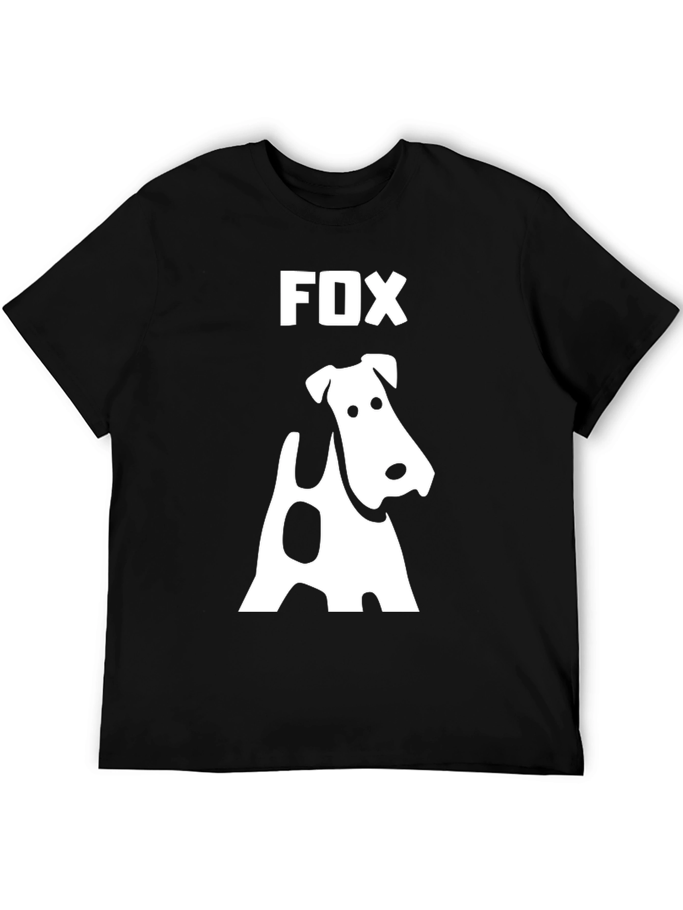 Fox Terrier Graphic T-Shirt - Stylish Dog Lover Tee