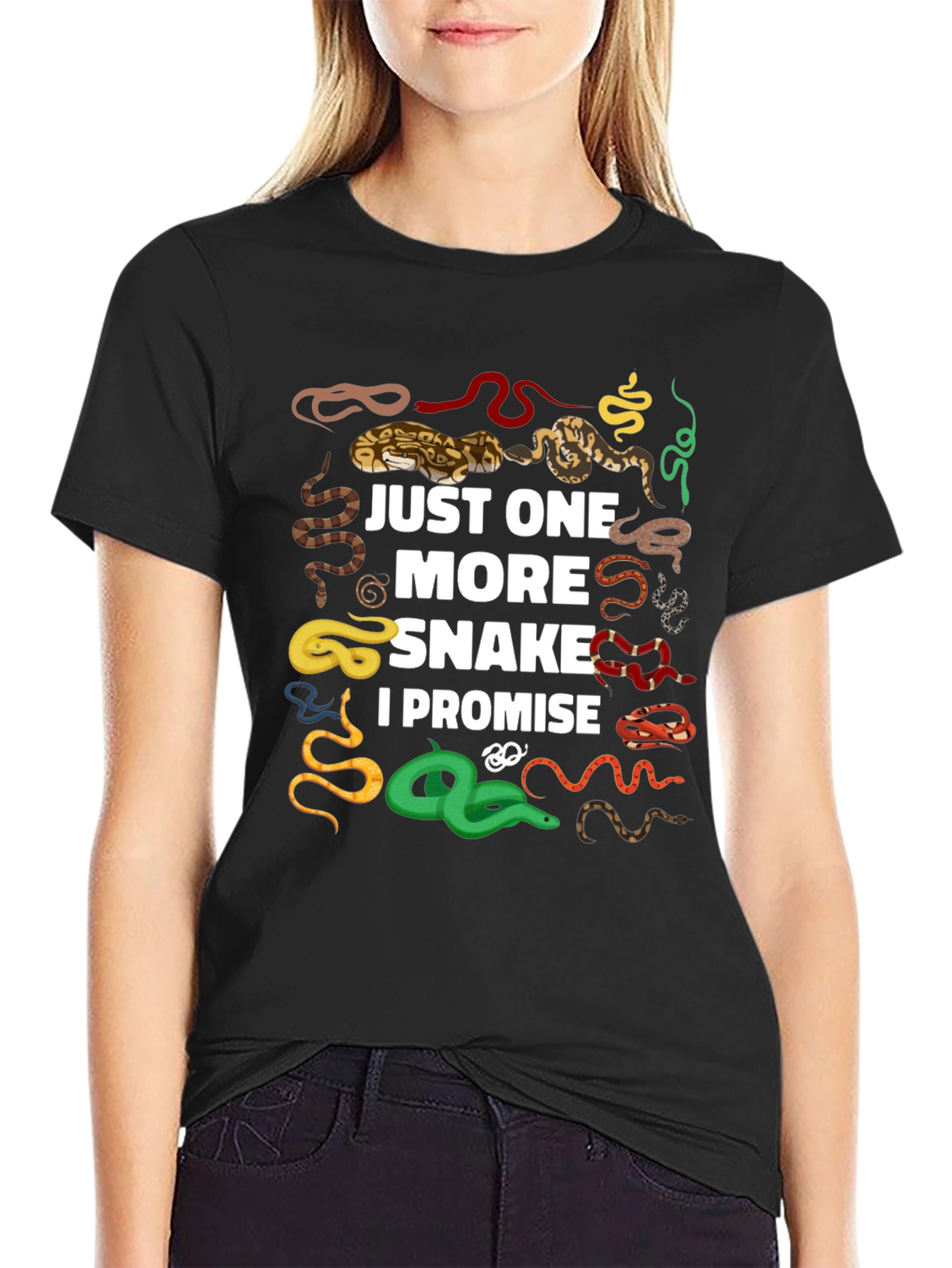 Just One More Snake Graphic T-Shirt