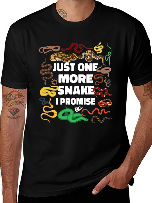Just One More Snake Graphic T-Shirt