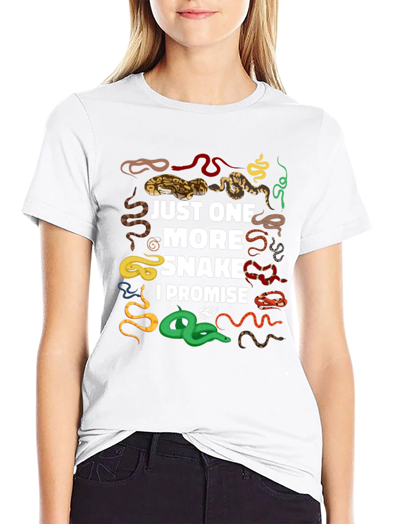 Just One More Snake Graphic T-Shirt