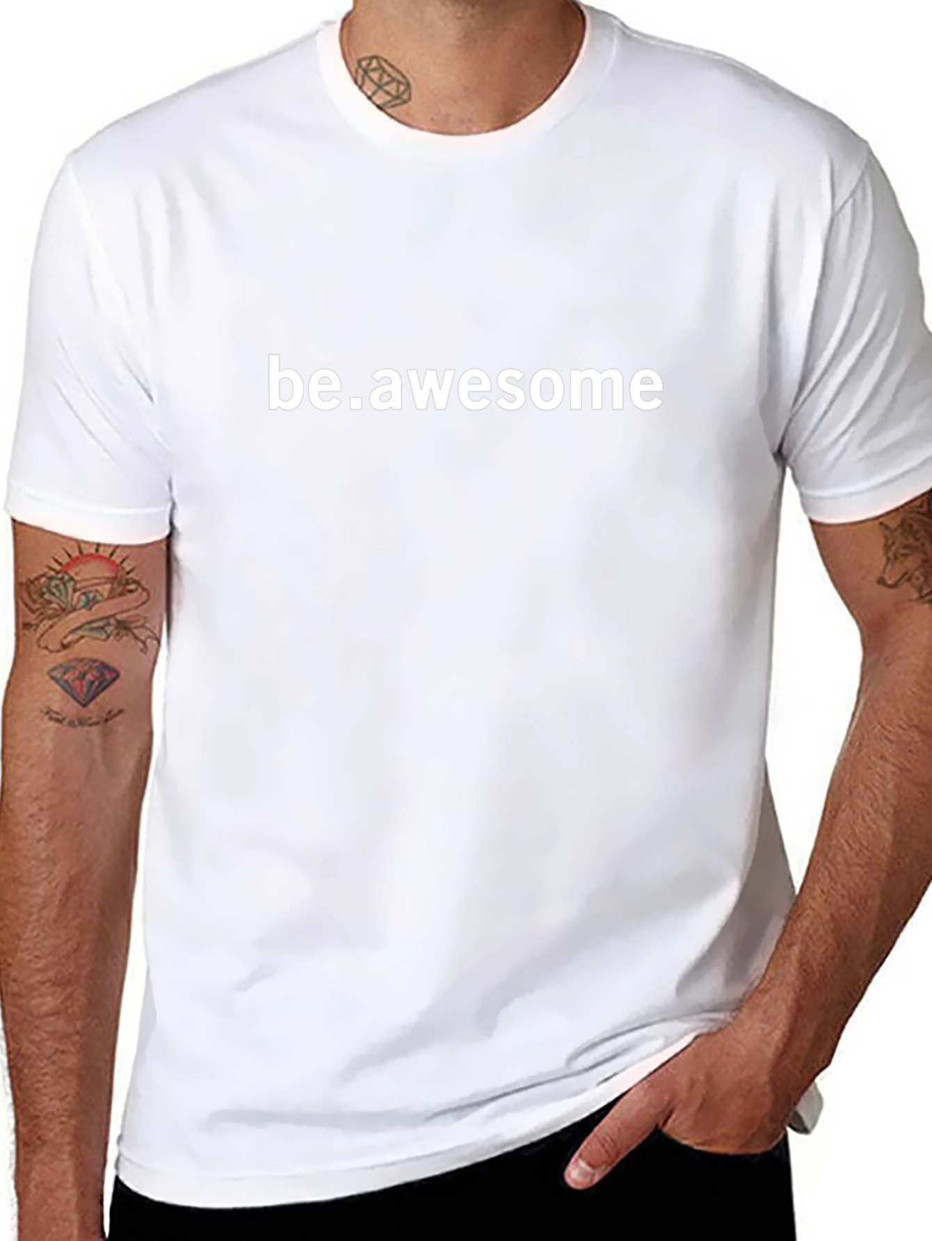Be Awesome Graphic Tee - Classic Black T-Shirt