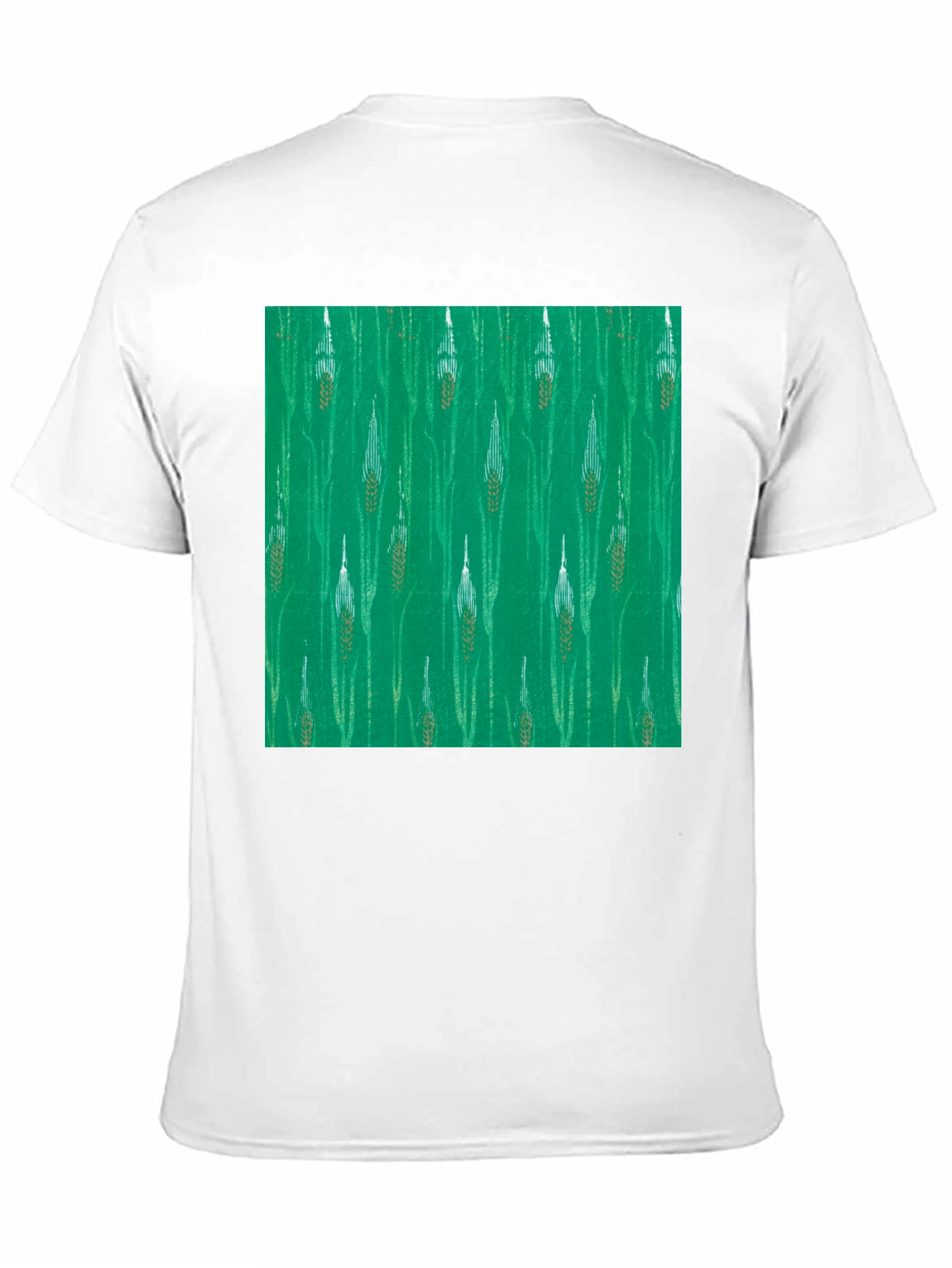 Wheat Print Tee - Nature Inspired Style