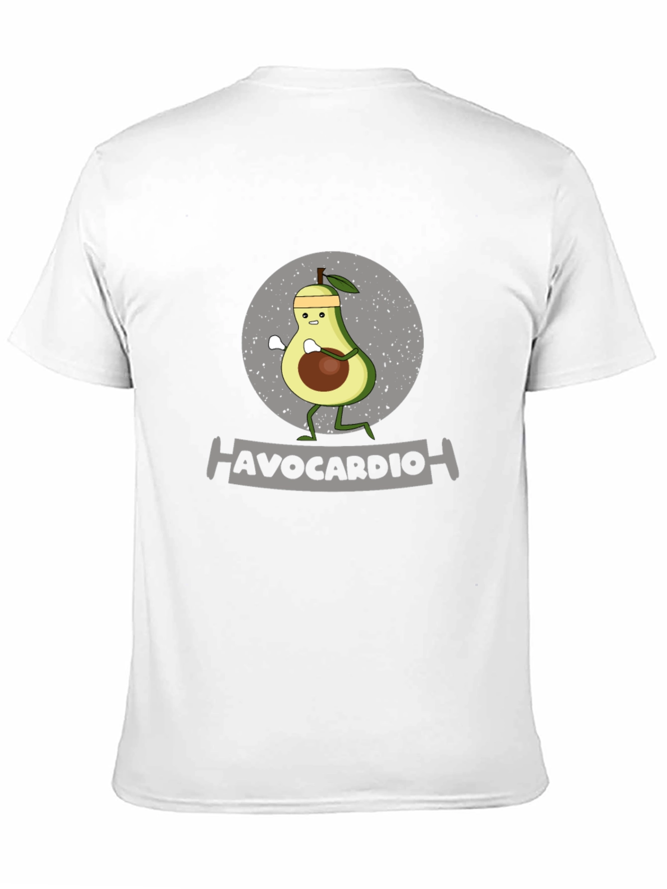 Avocardio Funny Avocado Workout Graphic T-Shirt