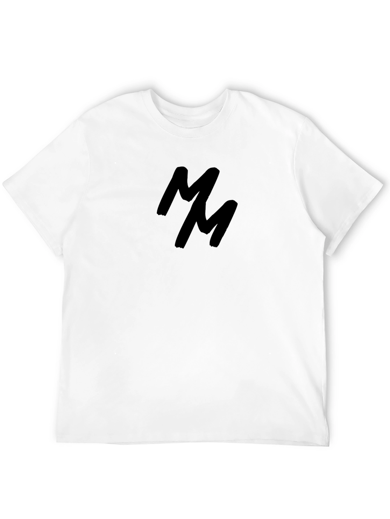 Black MM Logo T-Shirt - Casual Cotton Tee