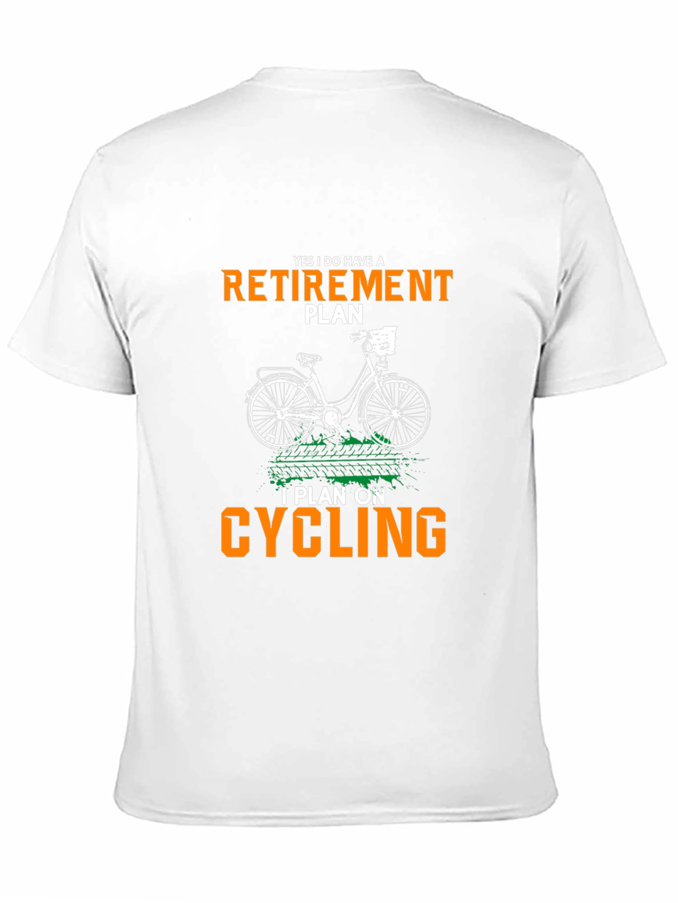Retirement Cycling Plan Black T-Shirt