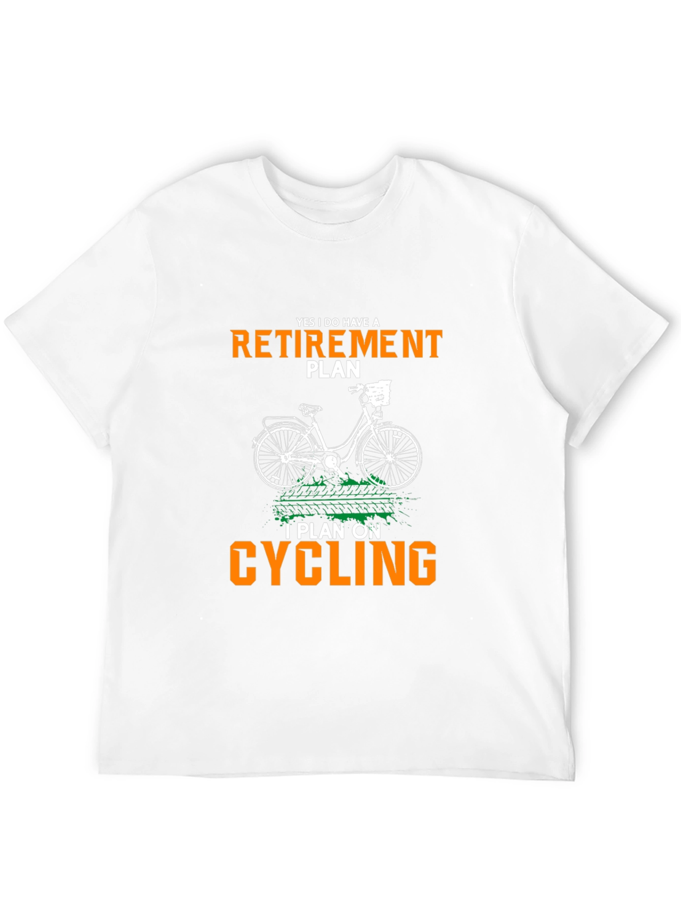 Retirement Cycling Plan Black T-Shirt