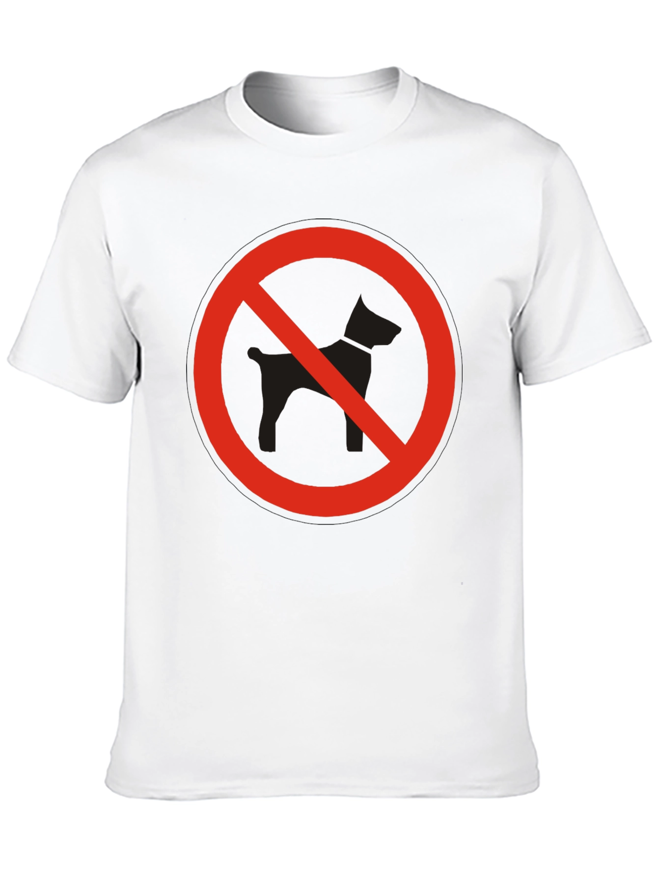 No Dogs Allowed Graphic T-Shirt