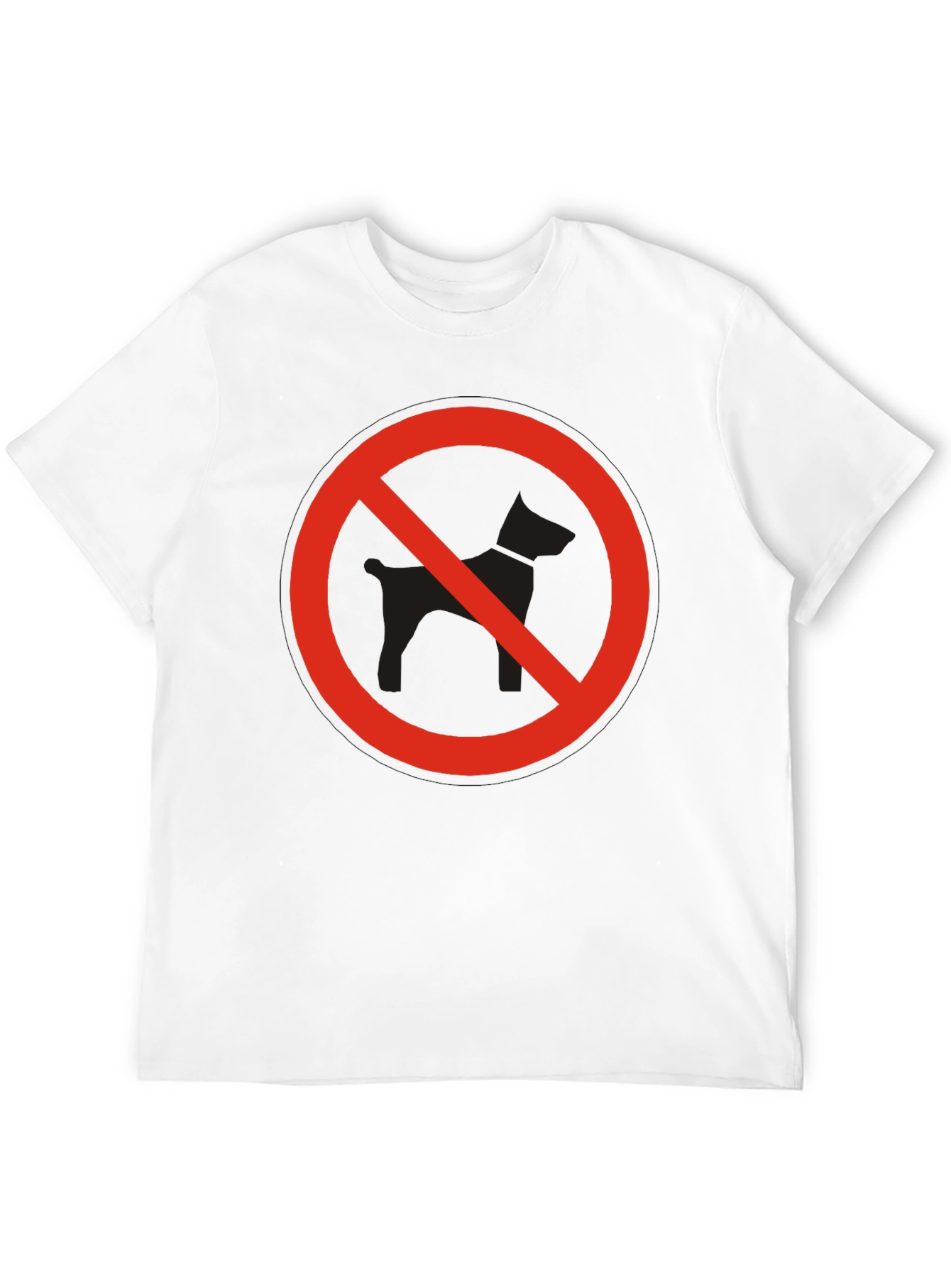 No Dogs Allowed Graphic T-Shirt
