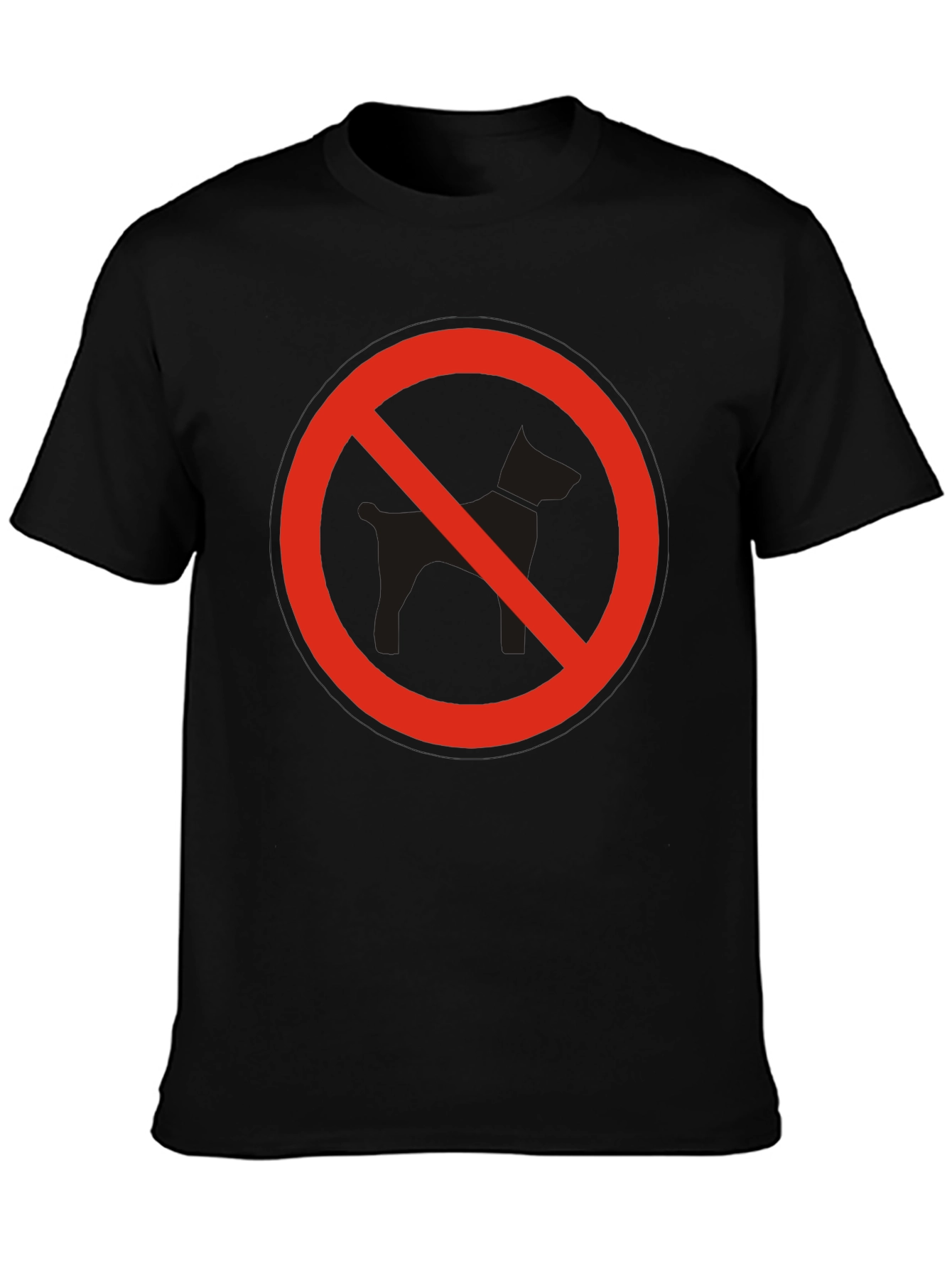 No Dogs Allowed Graphic T-Shirt