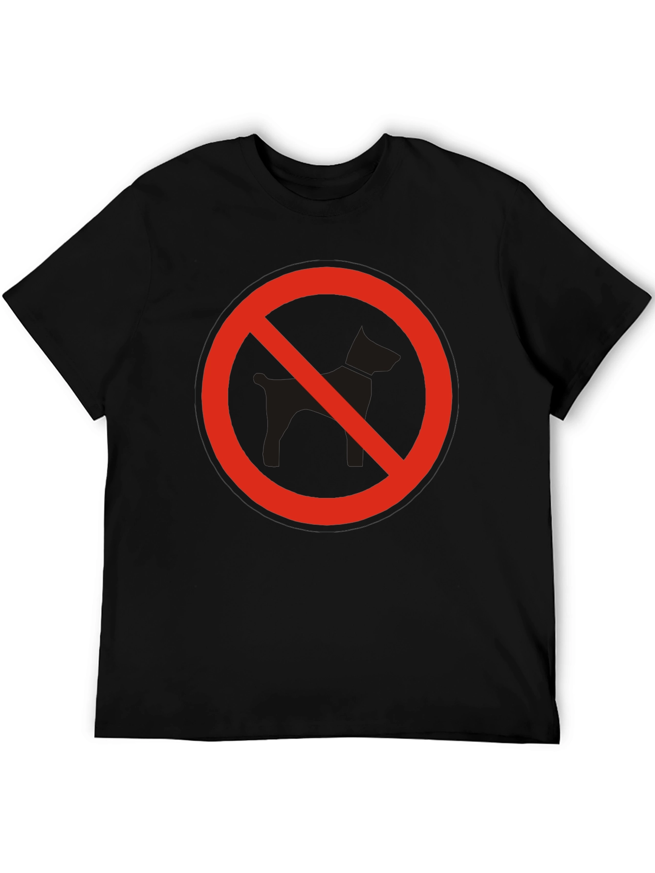 No Dogs Allowed Graphic T-Shirt