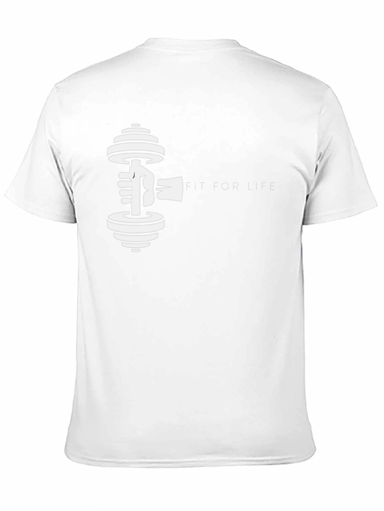 Fit For Life Black Graphic Tee