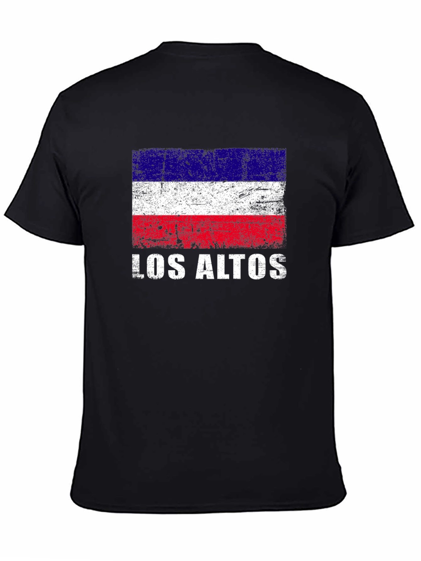 Los Altos Flag Graphic T-Shirt - Black