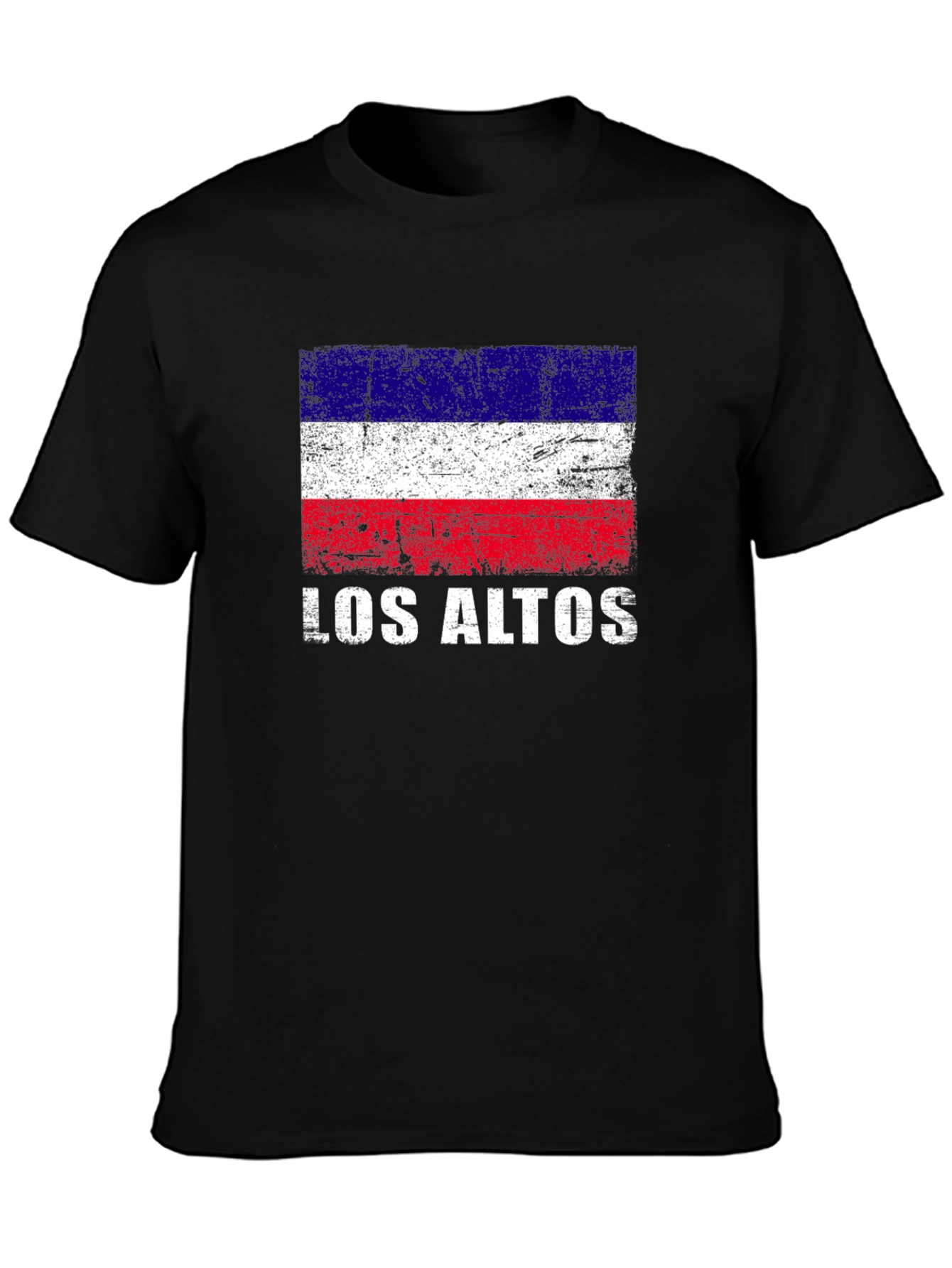 Los Altos Flag Graphic T-Shirt - Black