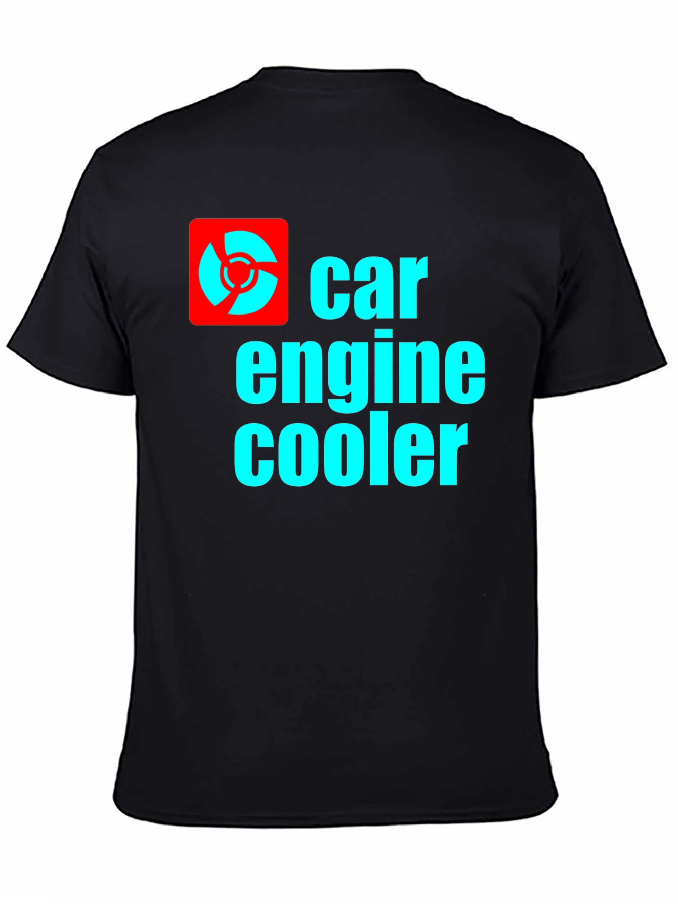 Car Engine Cooler T-Shirt - Black