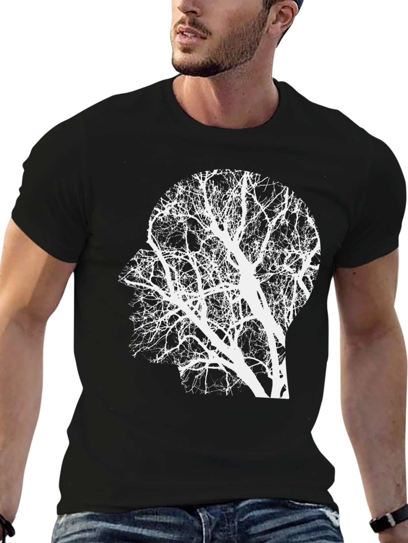 Mind Tree Graphic Tee - Thoughtful Design T-Shirt