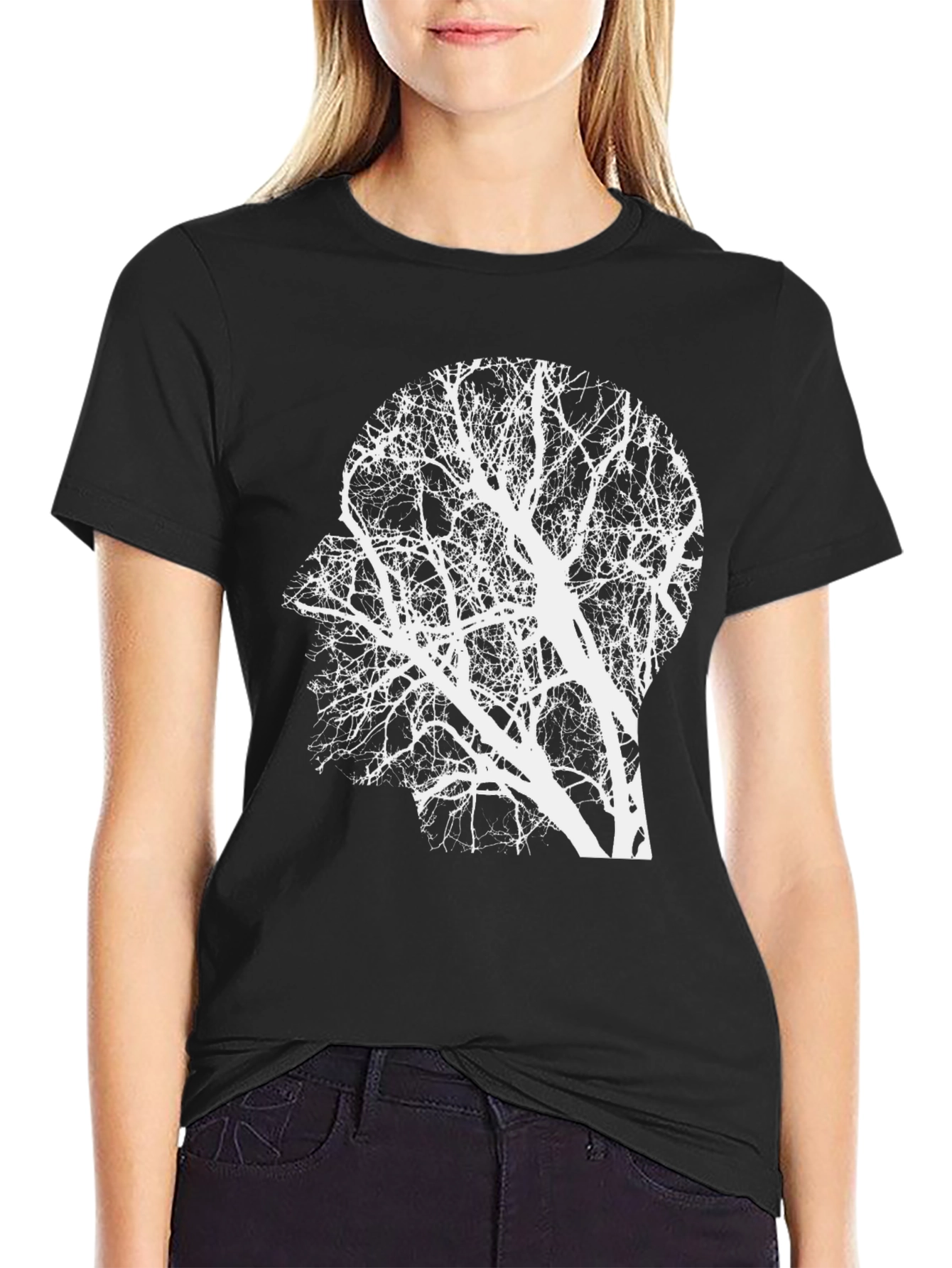 Mind Tree Graphic Tee - Thoughtful Design T-Shirt