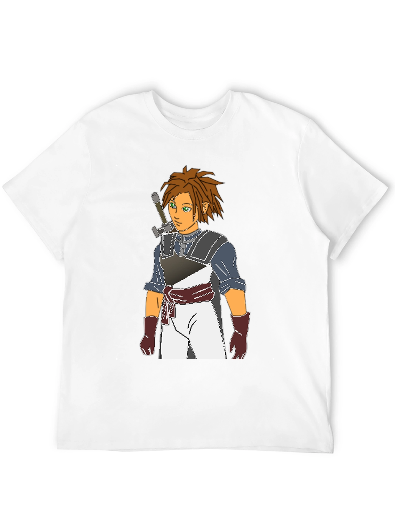 Anime Character Graphic Black T-Shirt