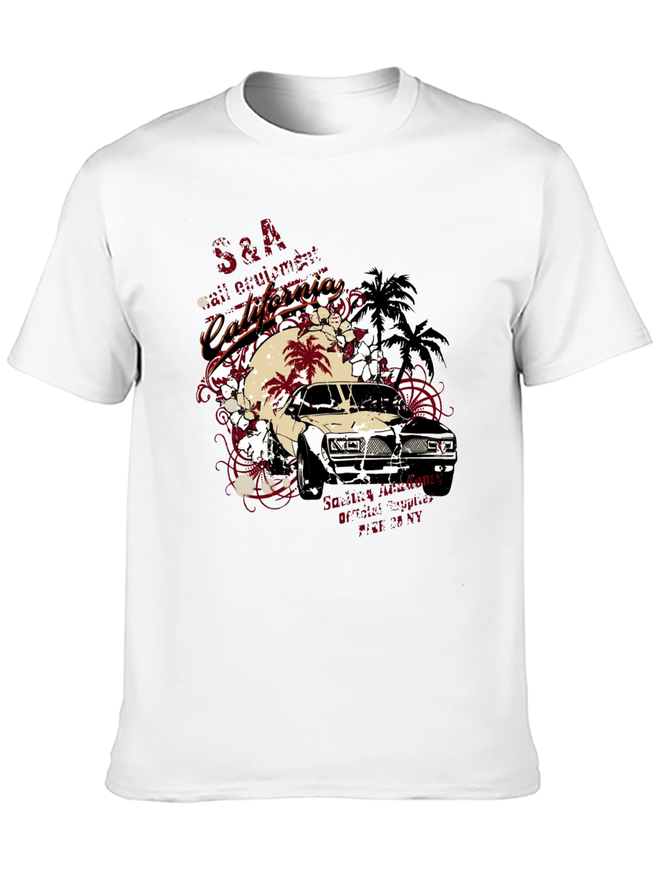 California Car Graphic T-Shirt
