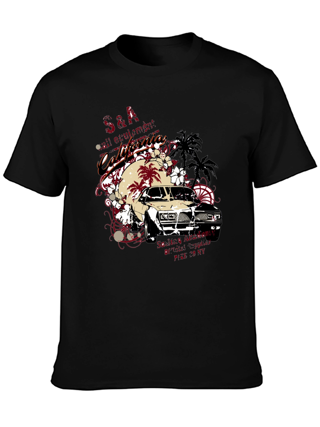 California Car Graphic T-Shirt