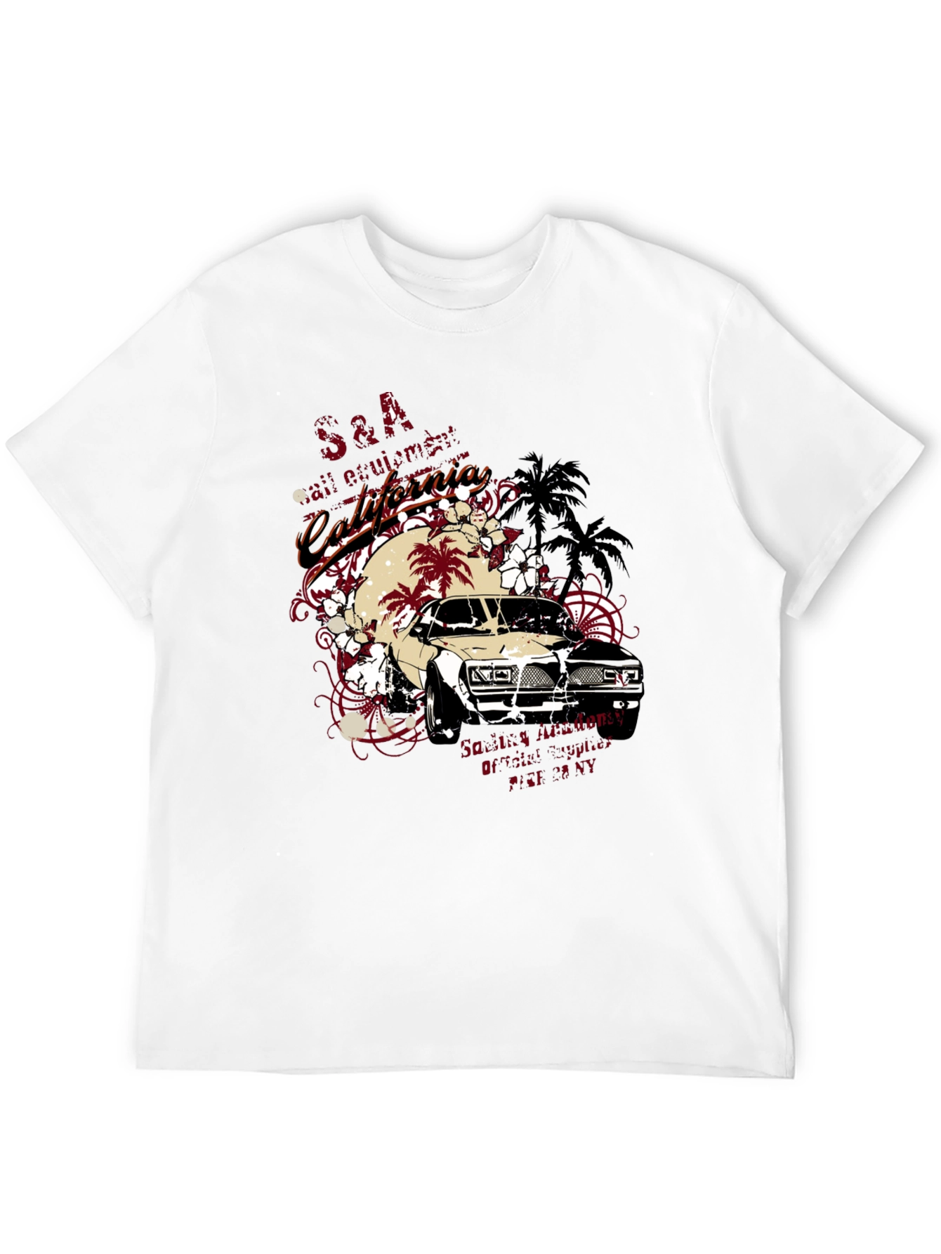 California Car Graphic T-Shirt