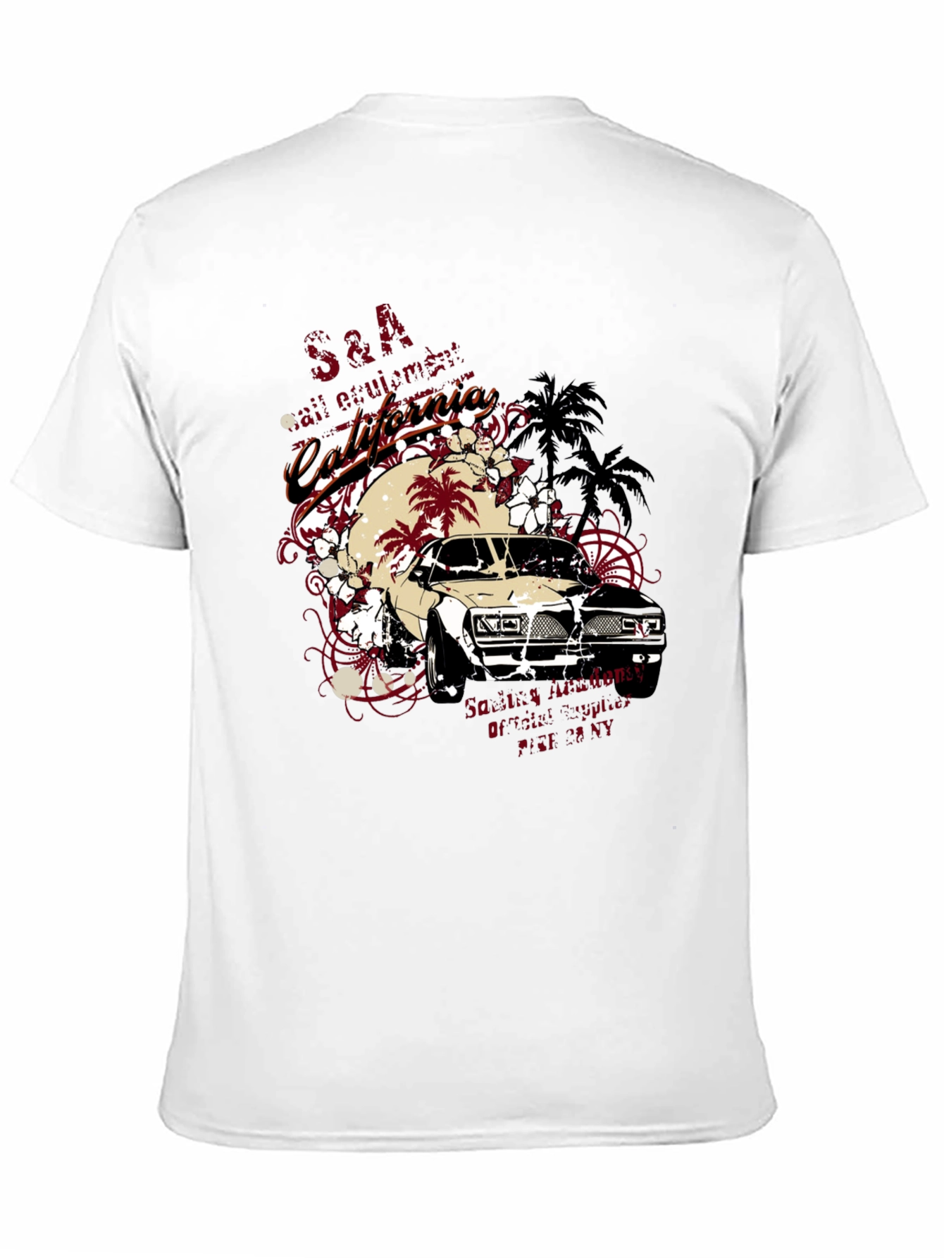 California Car Graphic T-Shirt