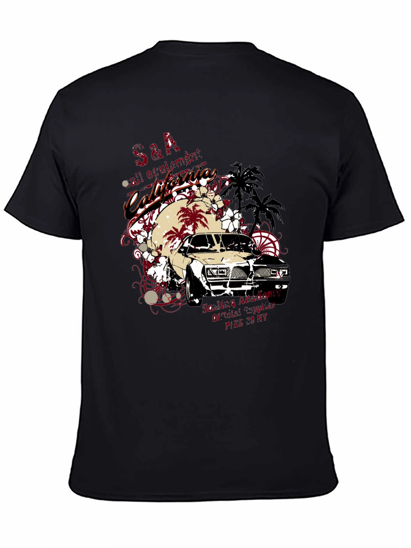 California Car Graphic T-Shirt
