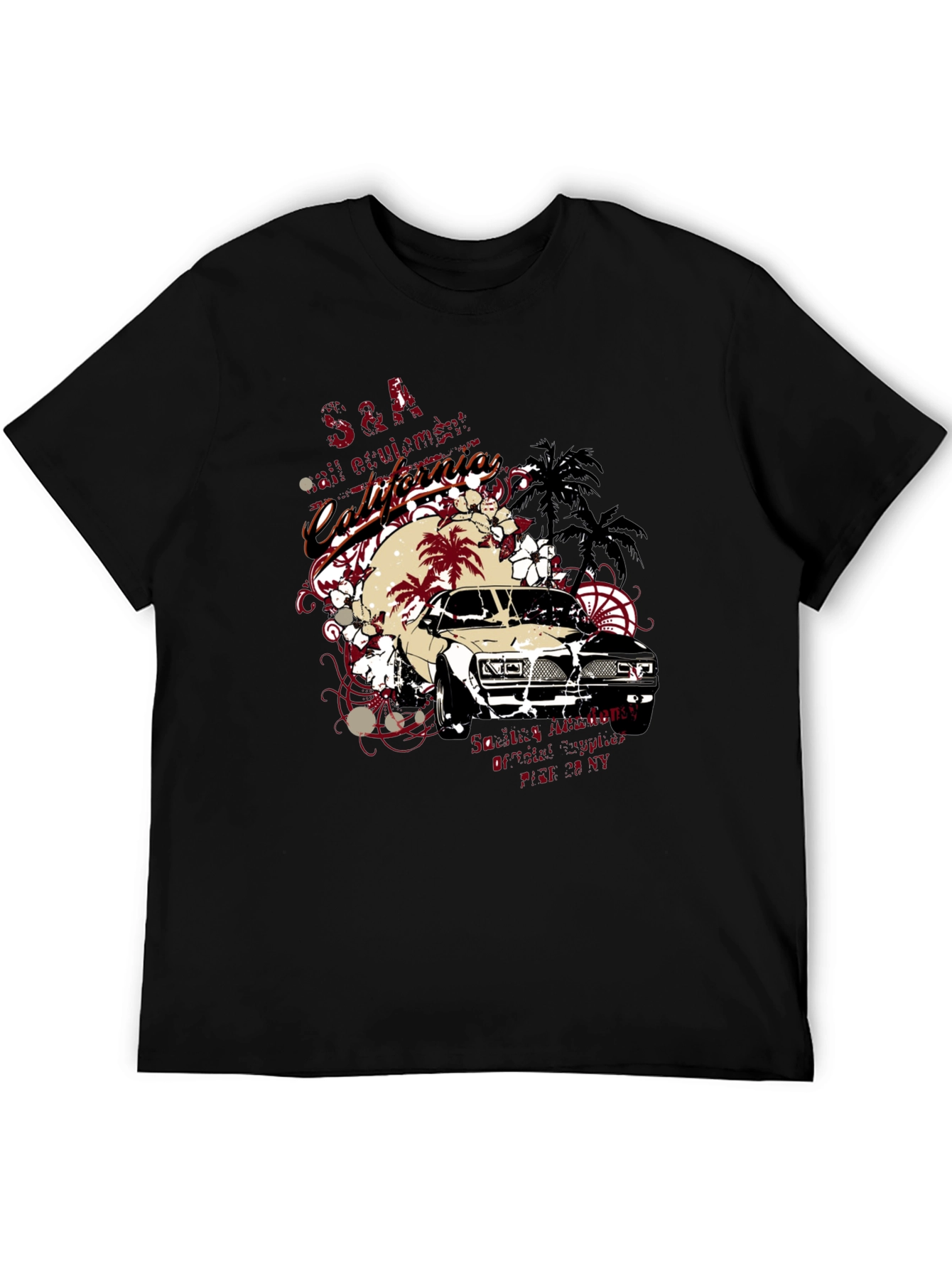 California Car Graphic T-Shirt
