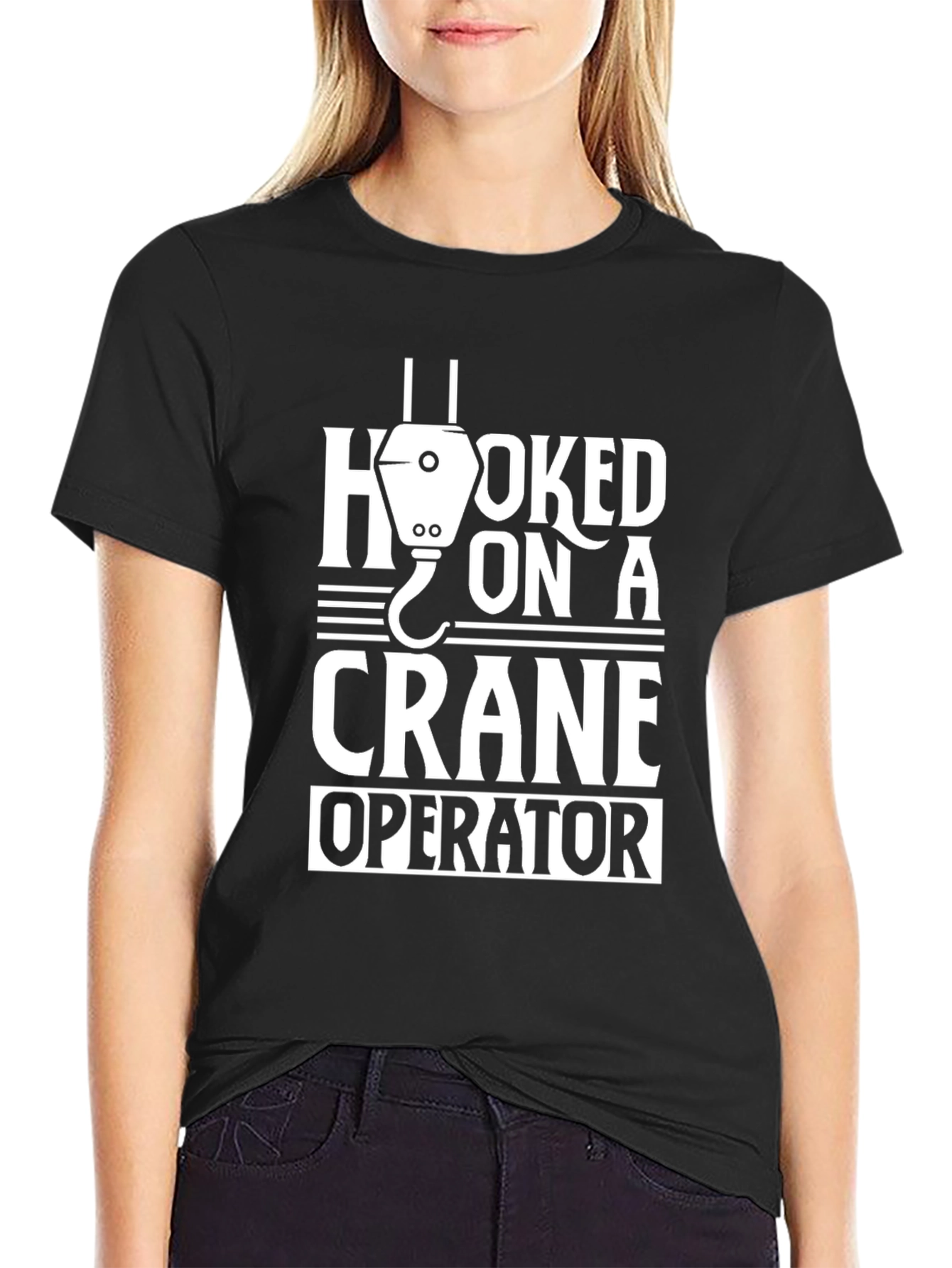 Hooked on a Crane Operator T-Shirt