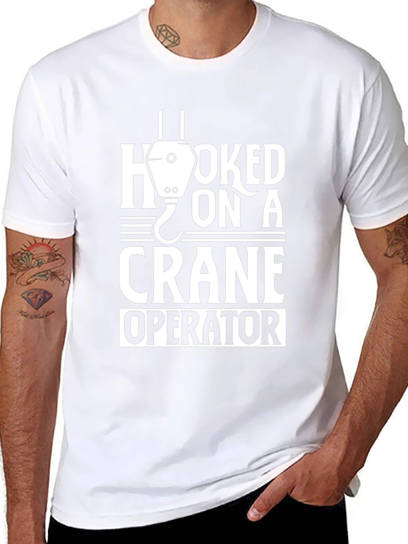 Hooked on a Crane Operator T-Shirt
