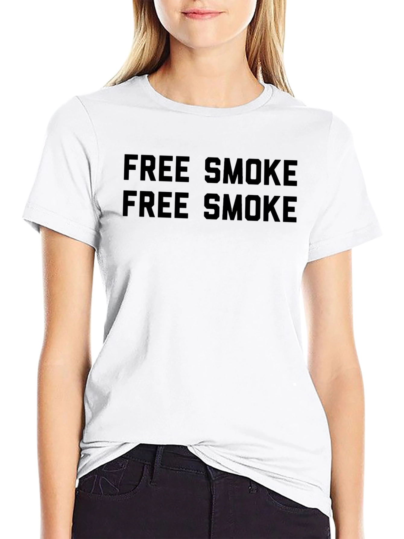 Free Smoke Graphic Tee - Bold Statement T-Shirt