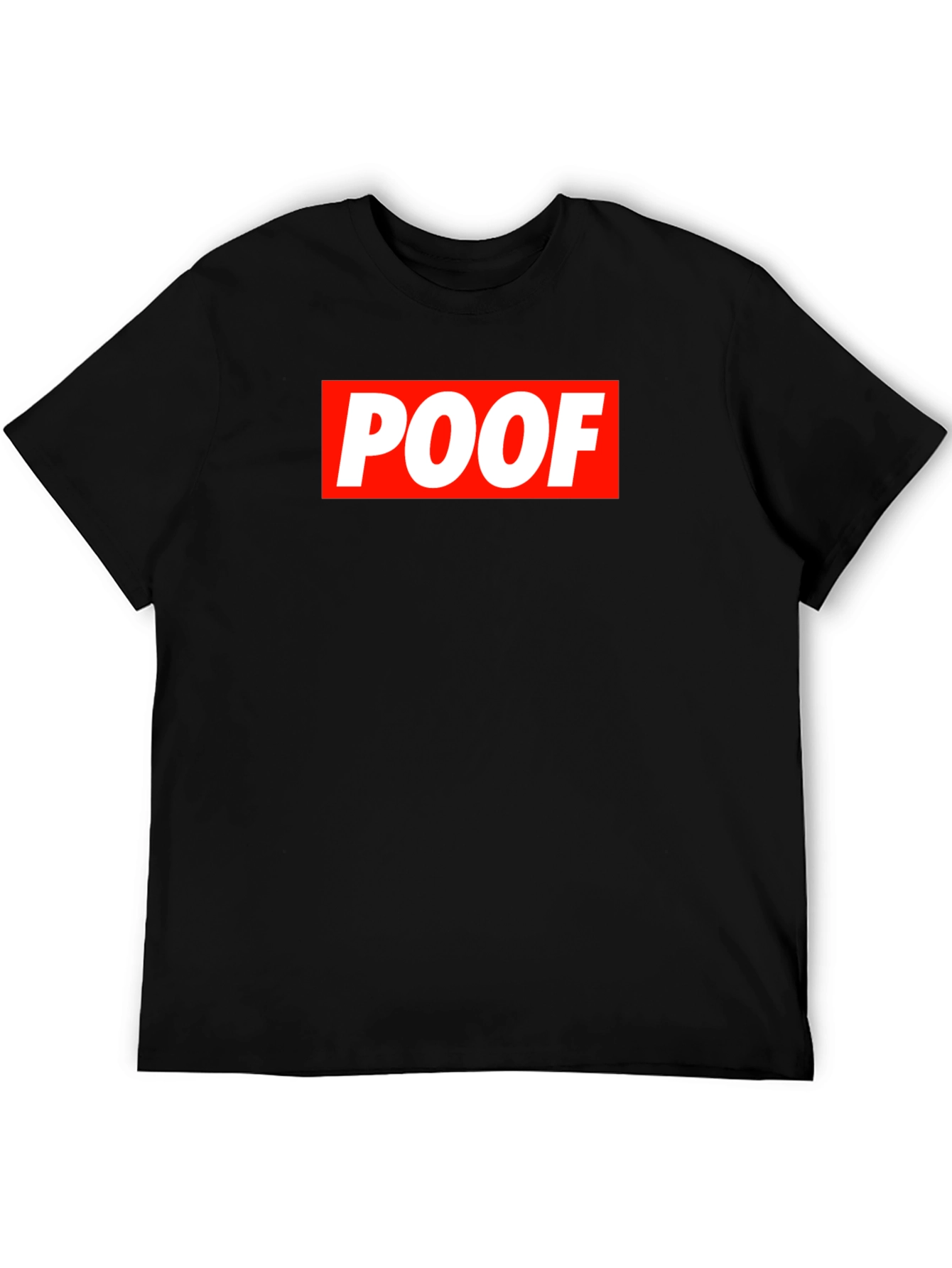 POOF Logo Graphic T-Shirt - Casual Wear
