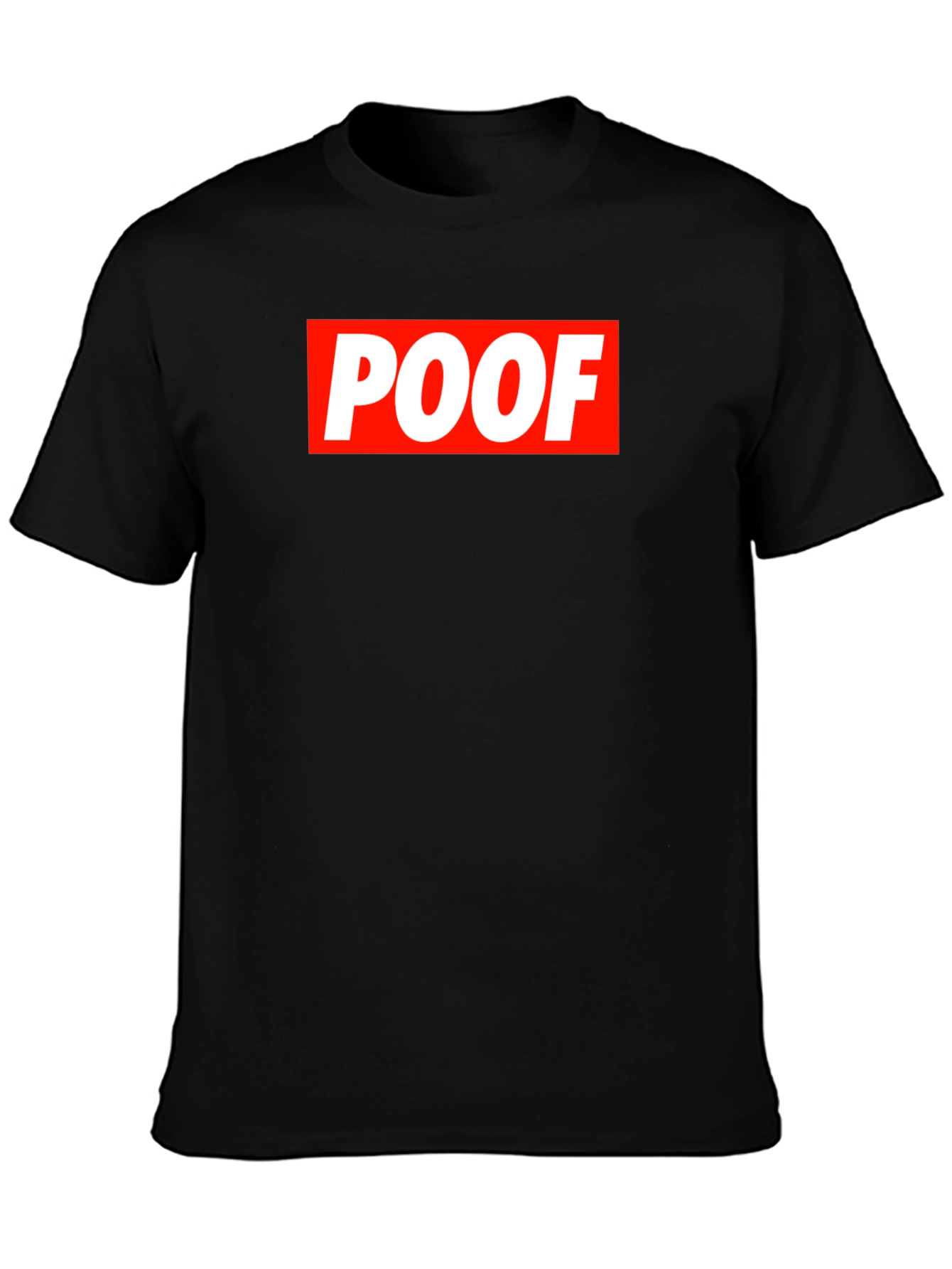 POOF Logo Graphic T-Shirt - Casual Wear
