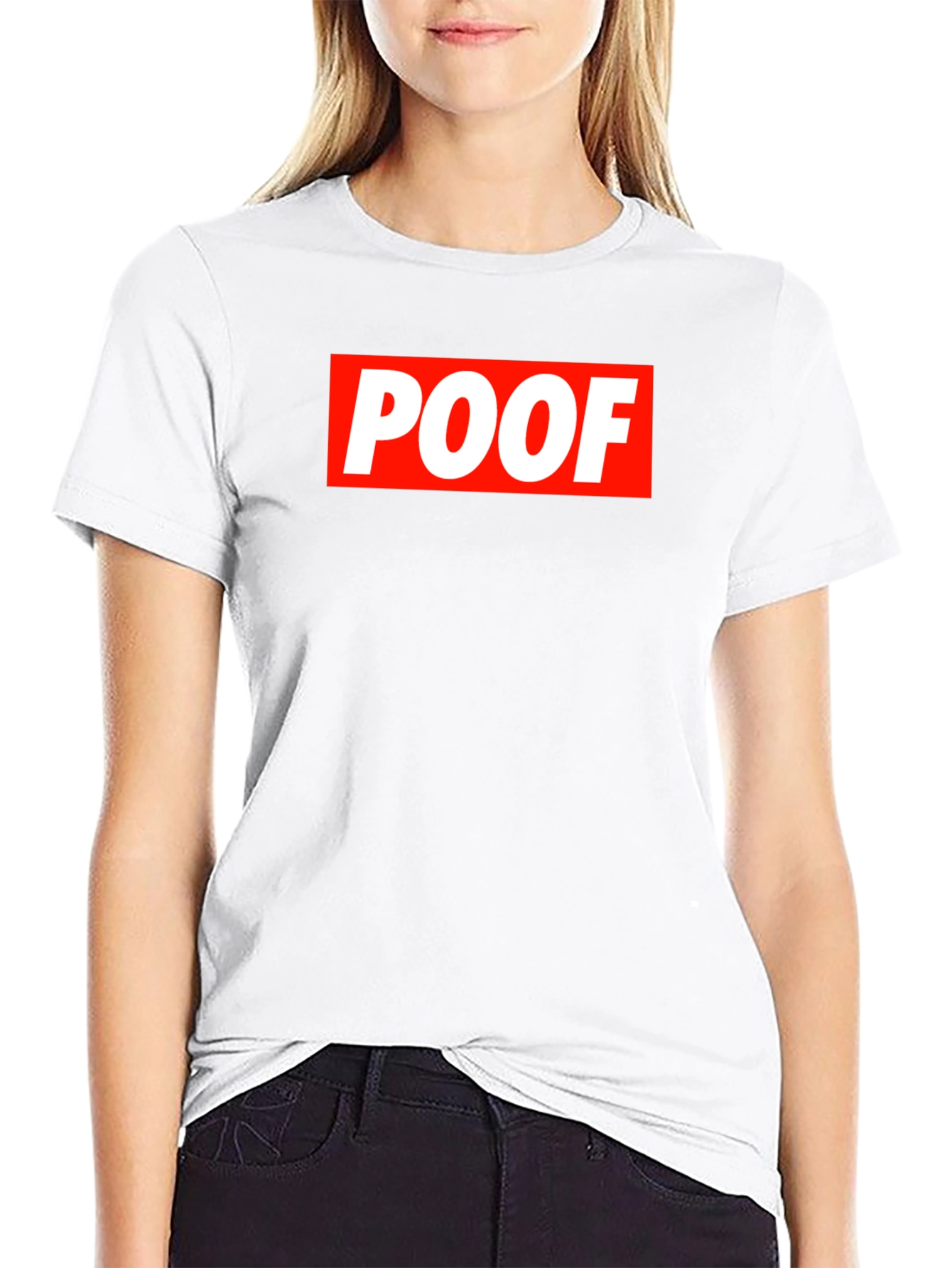 POOF Logo Graphic T-Shirt - Casual Wear