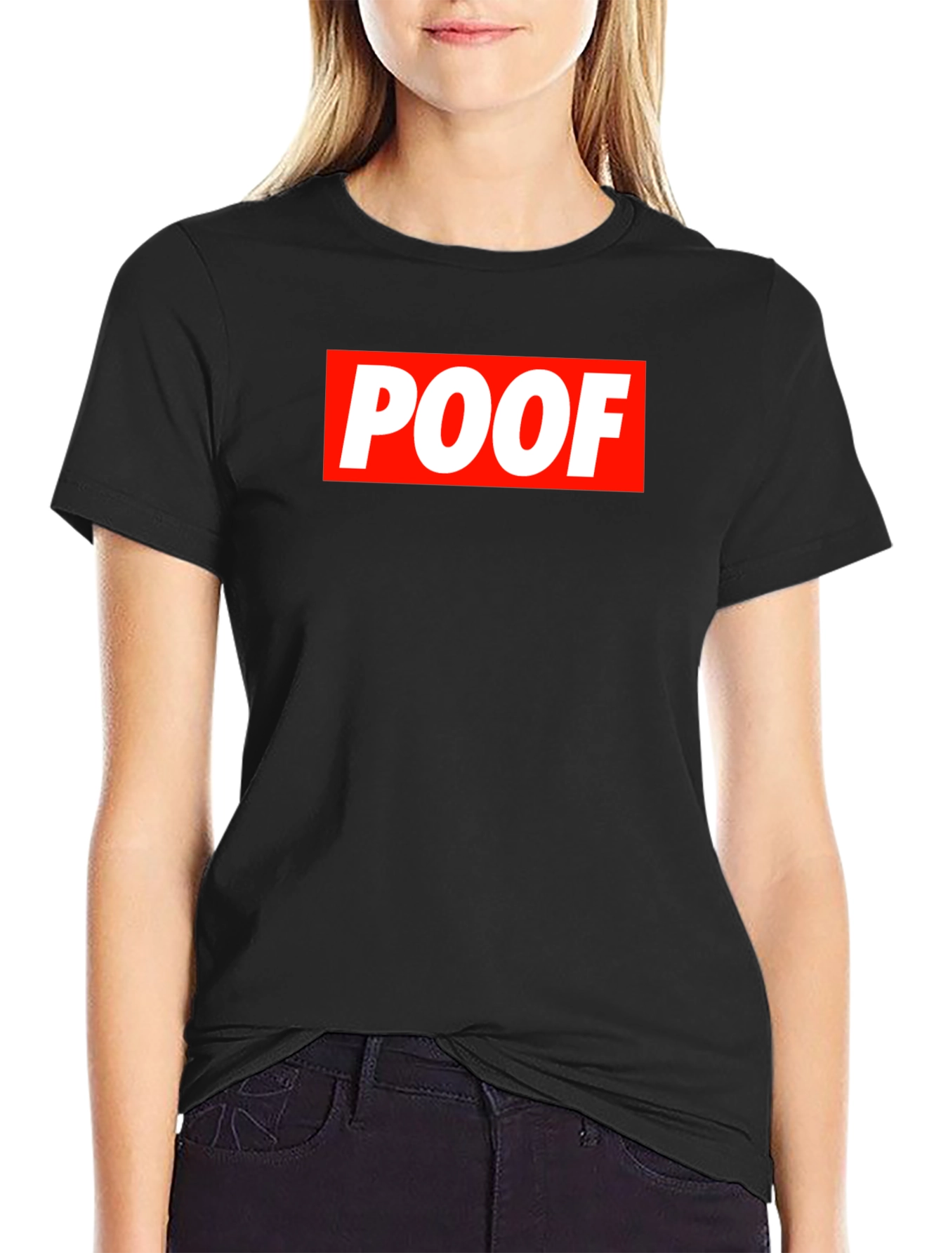 POOF Logo Graphic T-Shirt - Casual Wear
