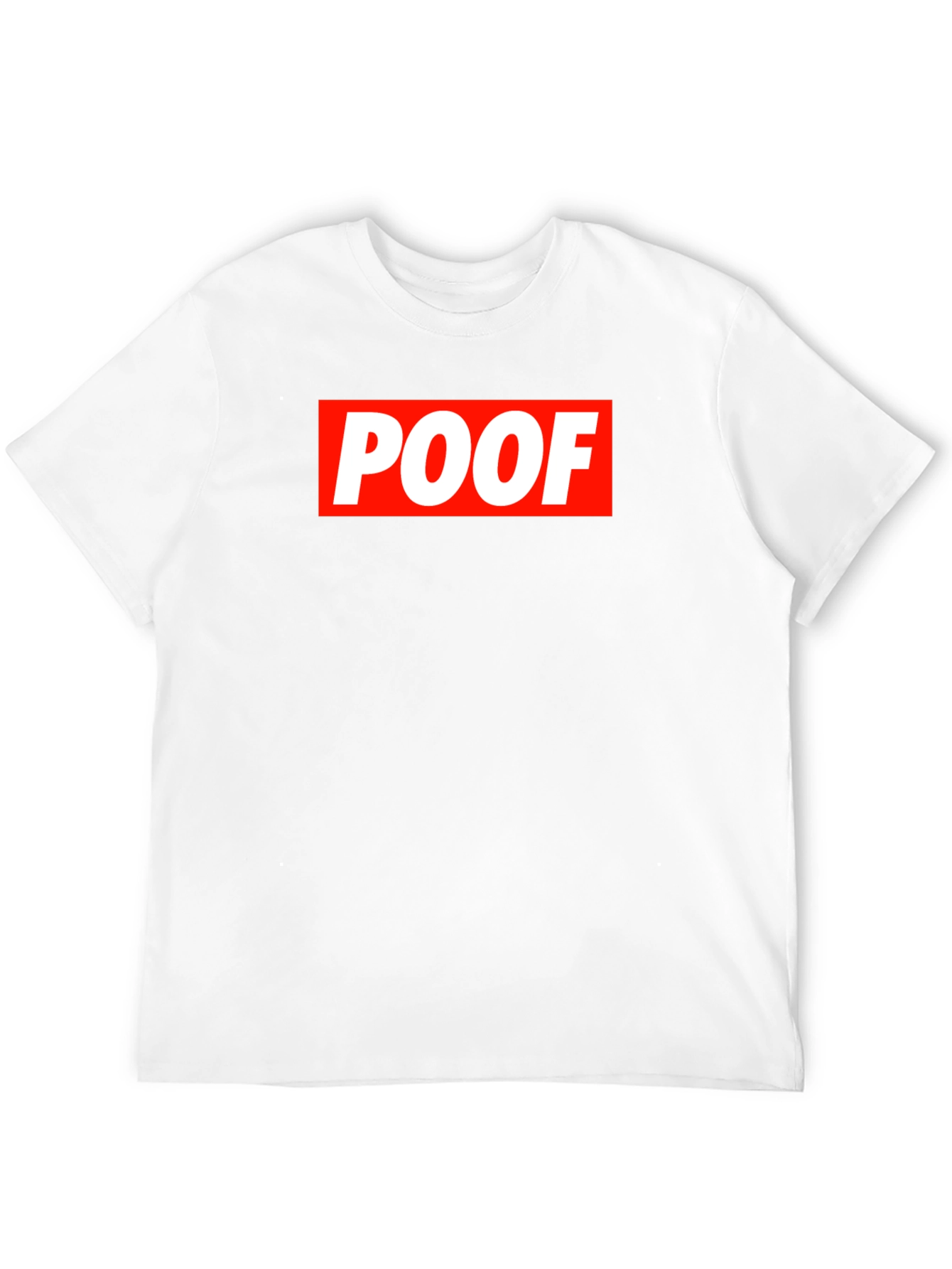 POOF Logo Graphic T-Shirt - Casual Wear