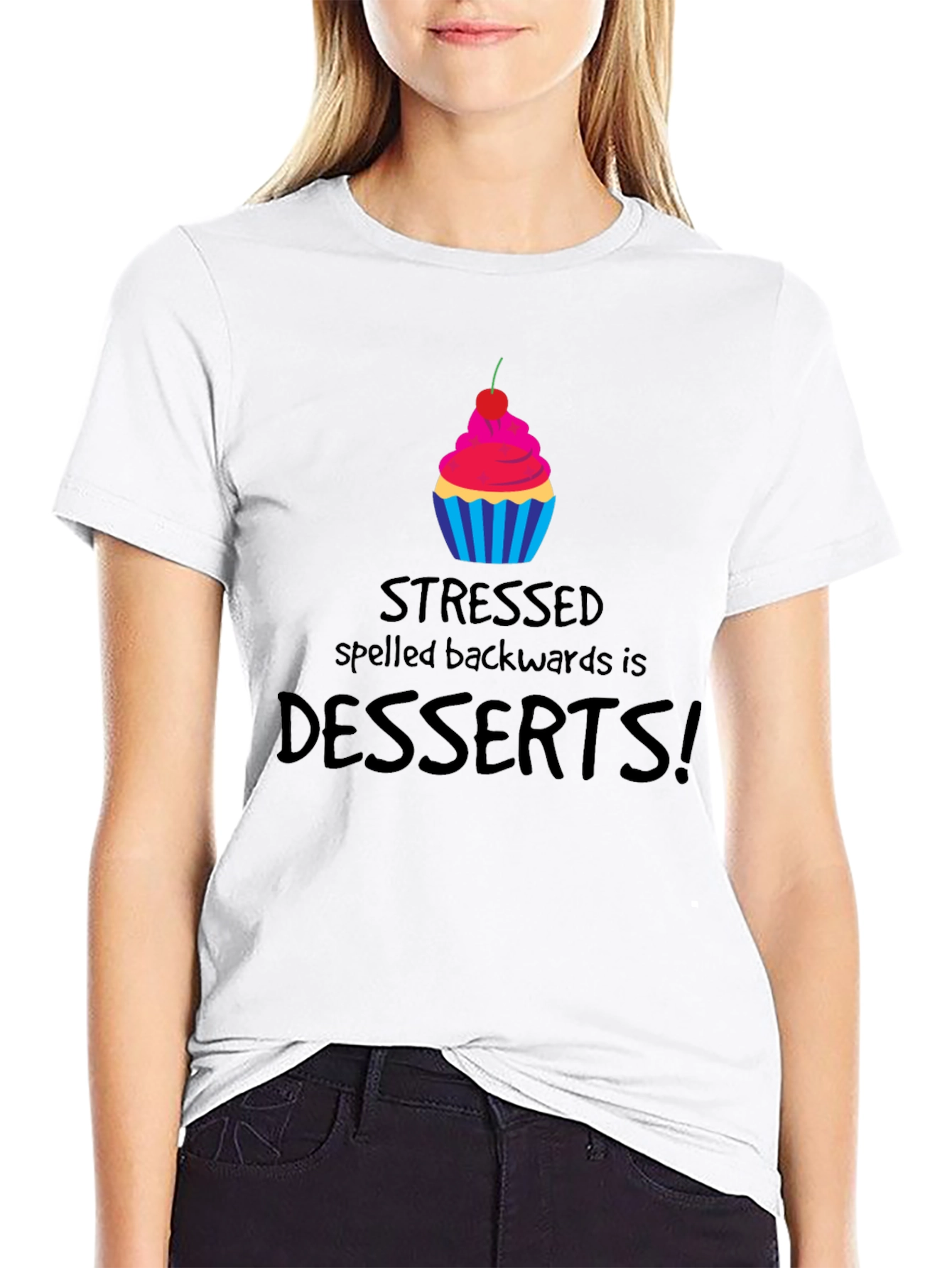 Stressed Spelled Backwards T-Shirt